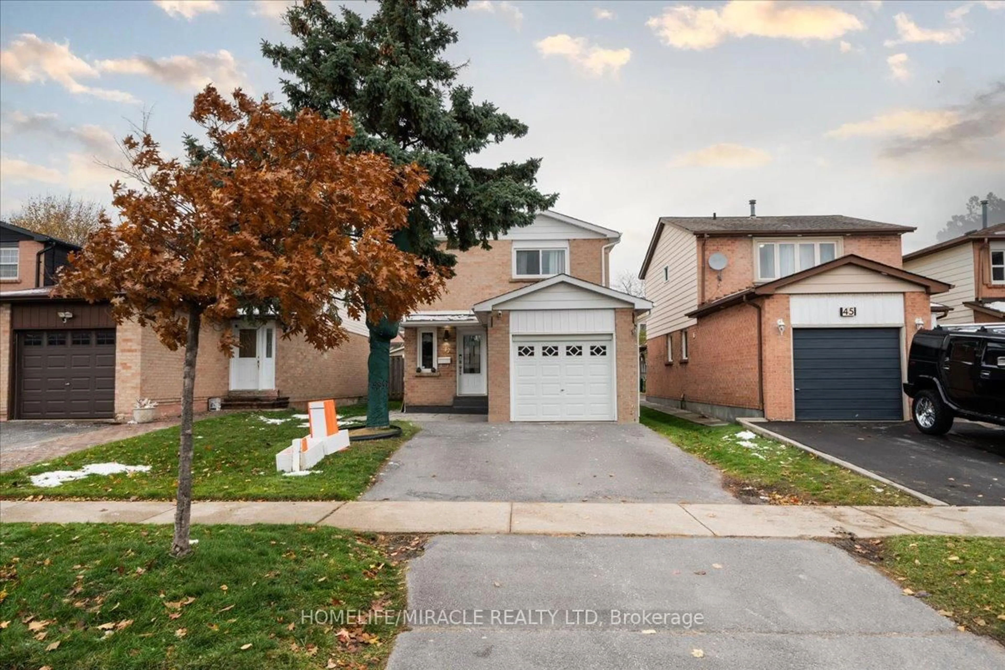 Home with brick exterior material, street for 47 Martindale Cres, Brampton Ontario L6X 2V7