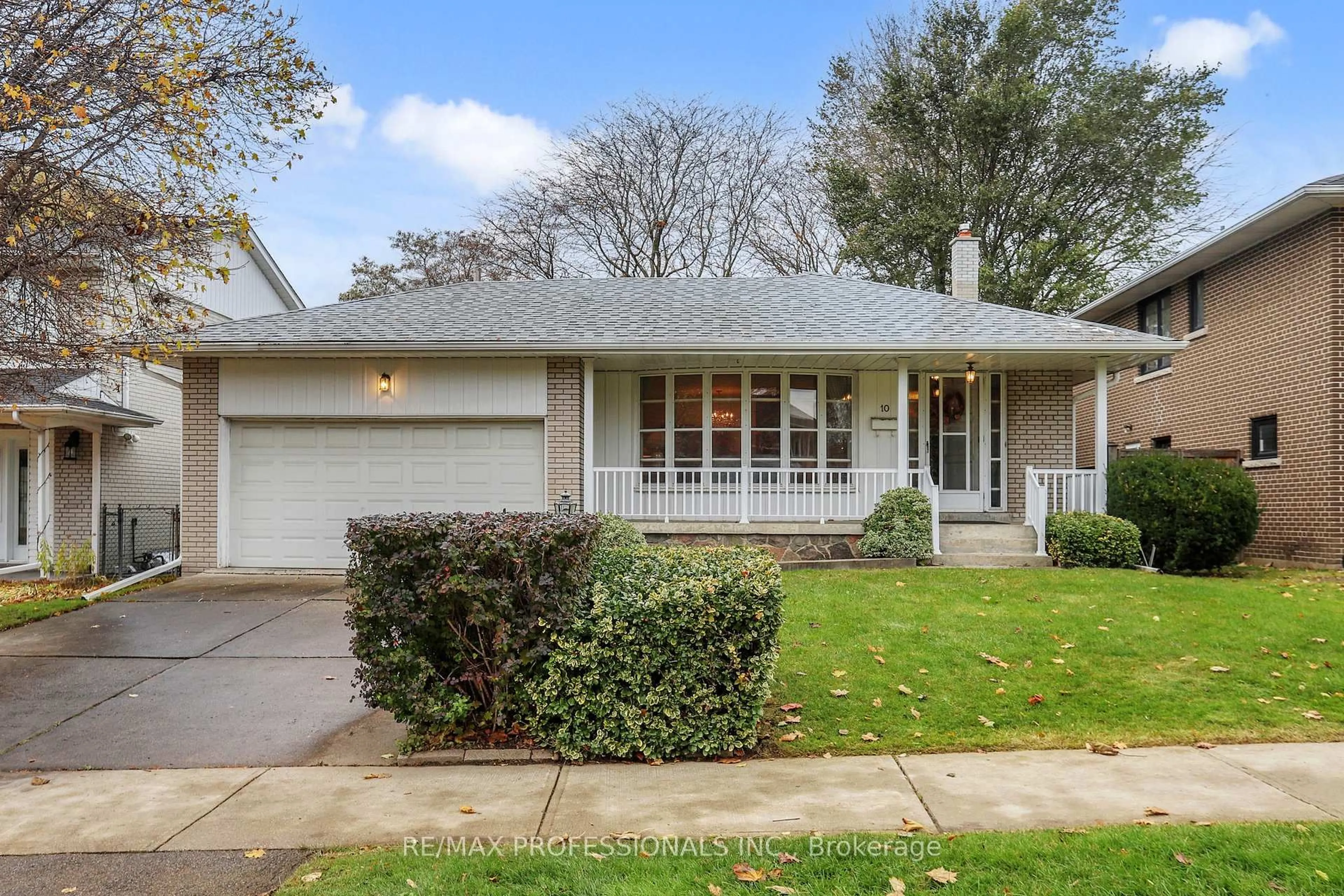 Home with brick exterior material, street for 10 Crestridge Heights Rd, Toronto Ontario M9P 1A4