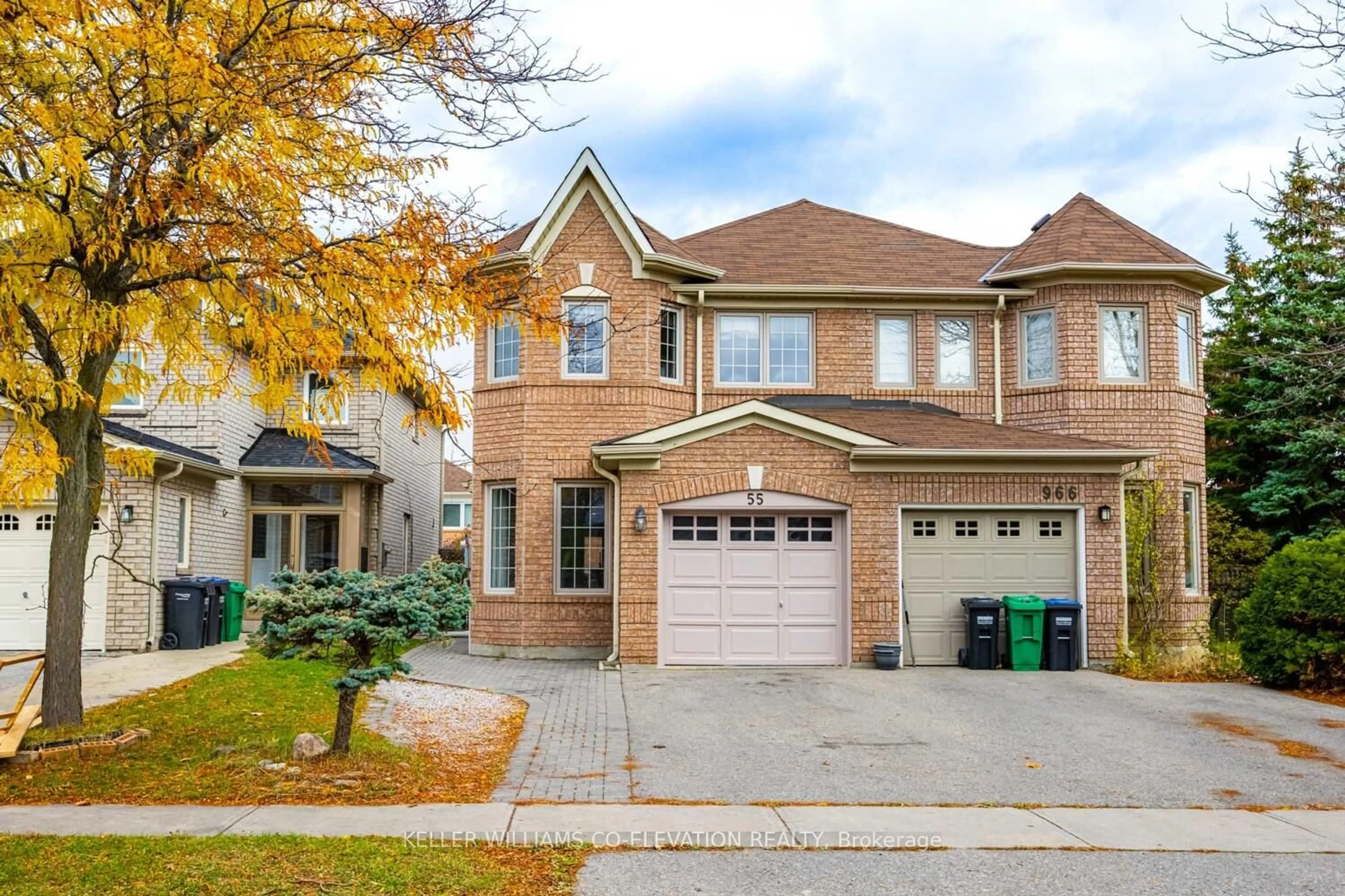 Home with brick exterior material, street for 55 Coachwhip Rd, Brampton Ontario L6R 1X9