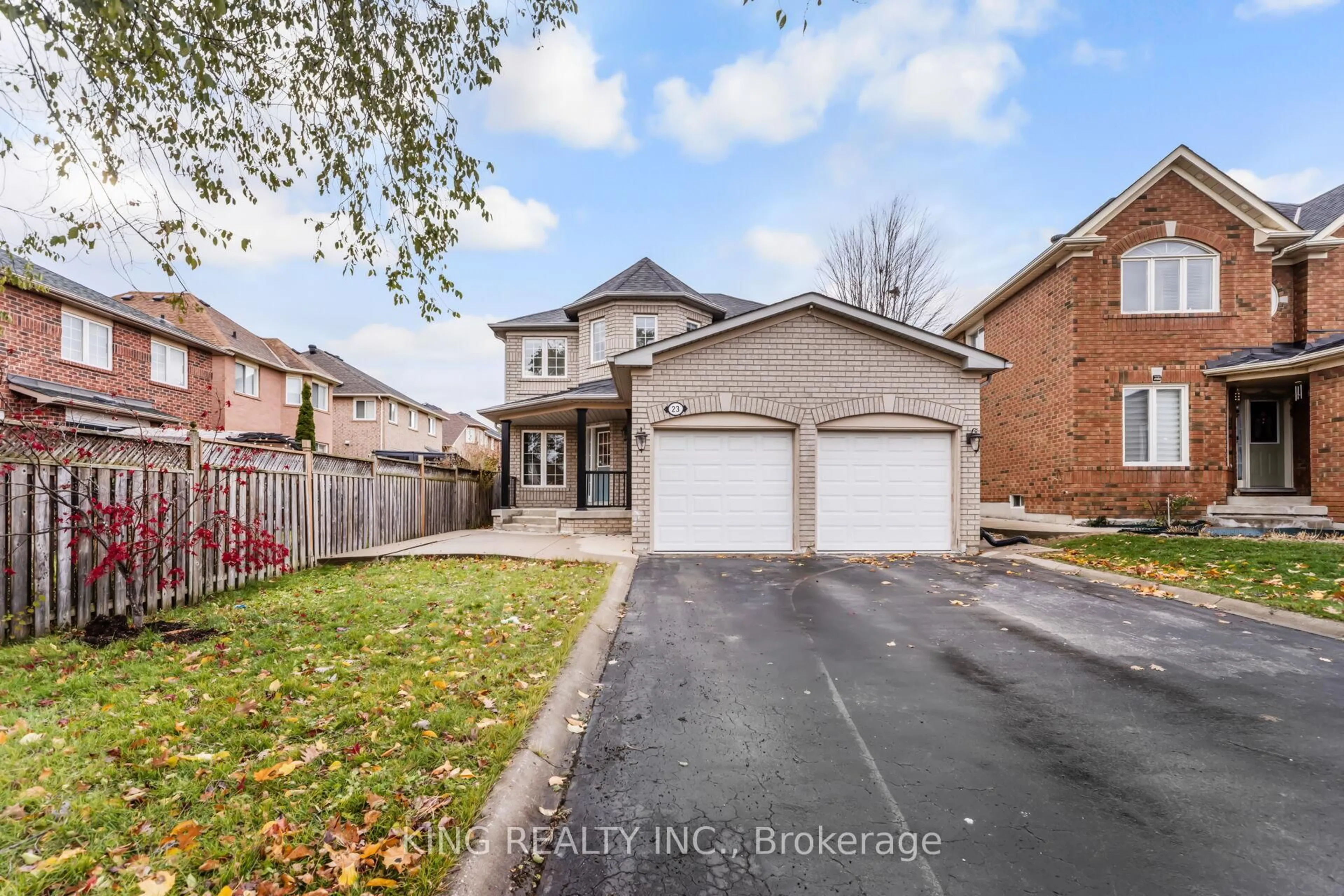 Home with brick exterior material, street for 23 Himalaya St, Brampton Ontario L6R 2L8