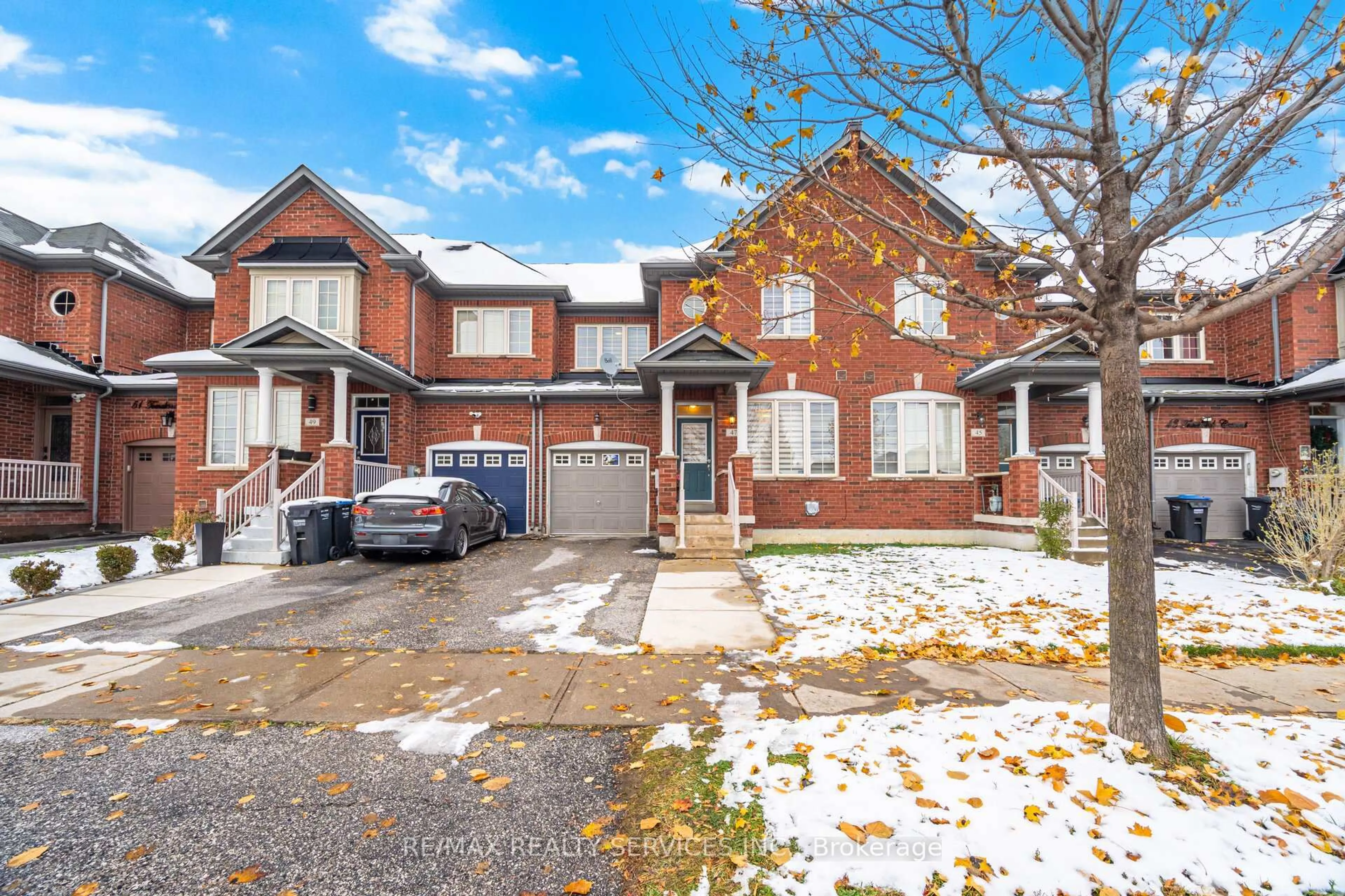 Home with brick exterior material, street for 47 Tomabrook Cres, Brampton Ontario L6R 0V4
