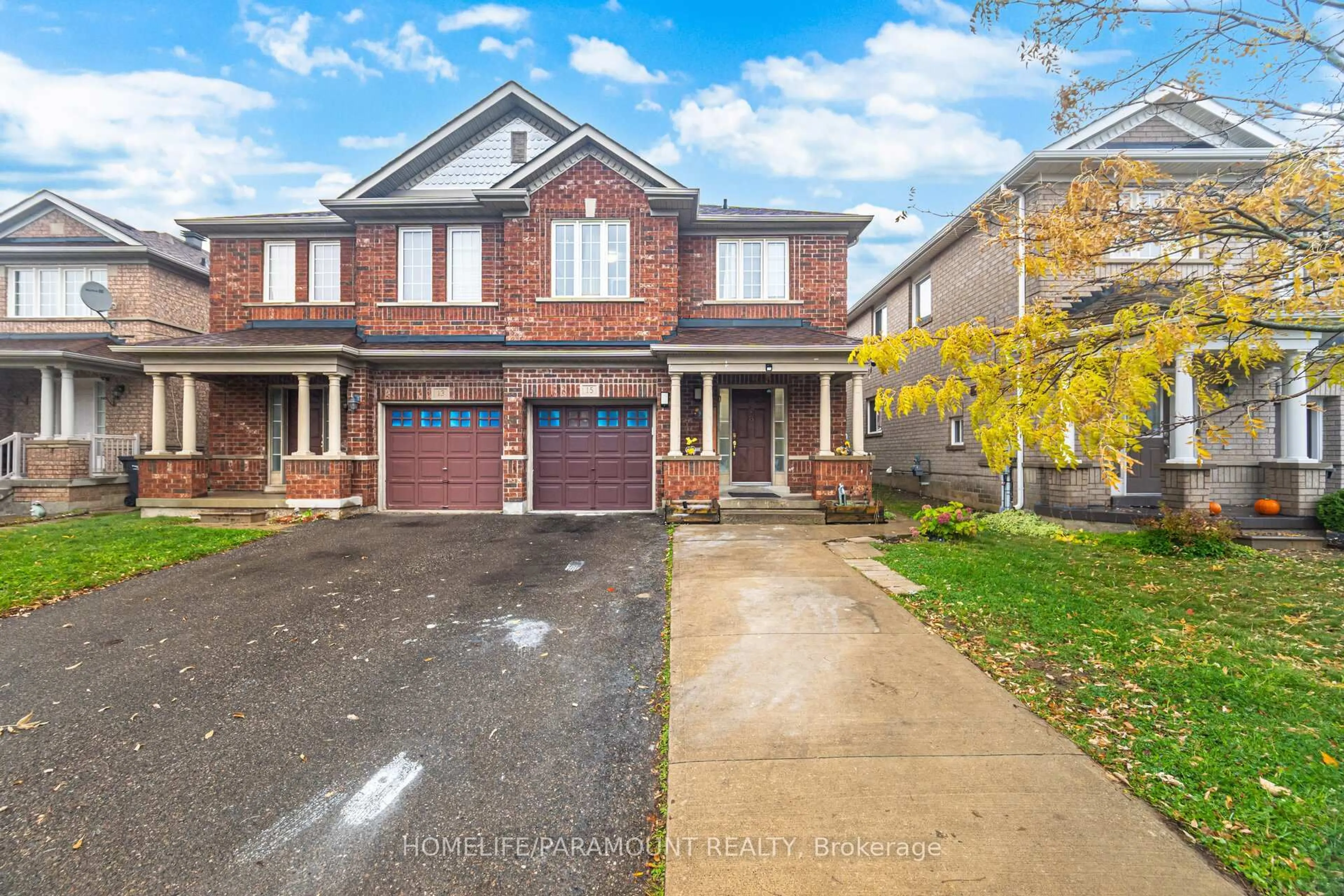 Home with brick exterior material, street for 15 Vermont Rd, Brampton Ontario L7A 3G3