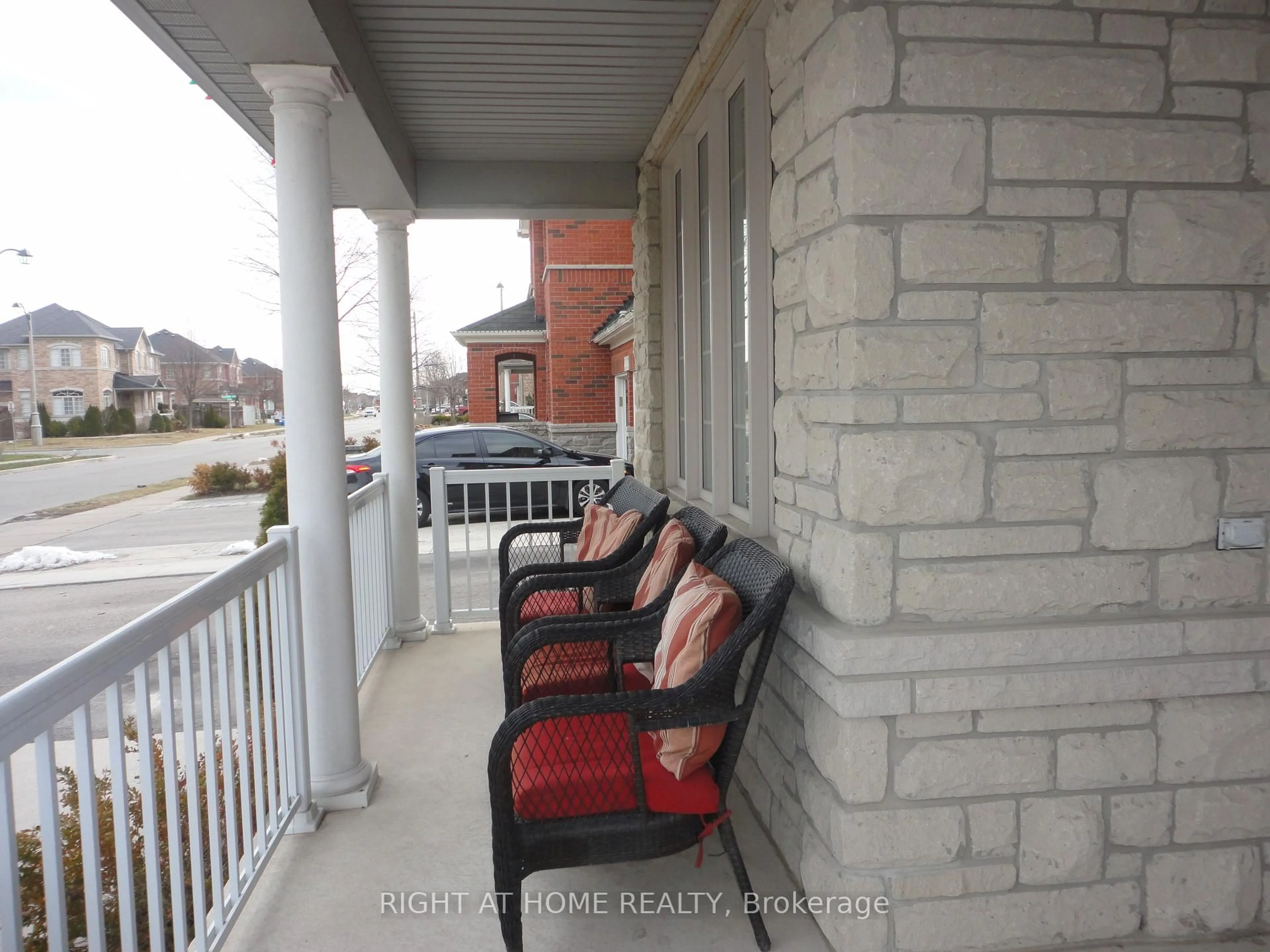 Balcony in the apartment, street for 69 Calderstone, Brampton Ontario L6P 2A7