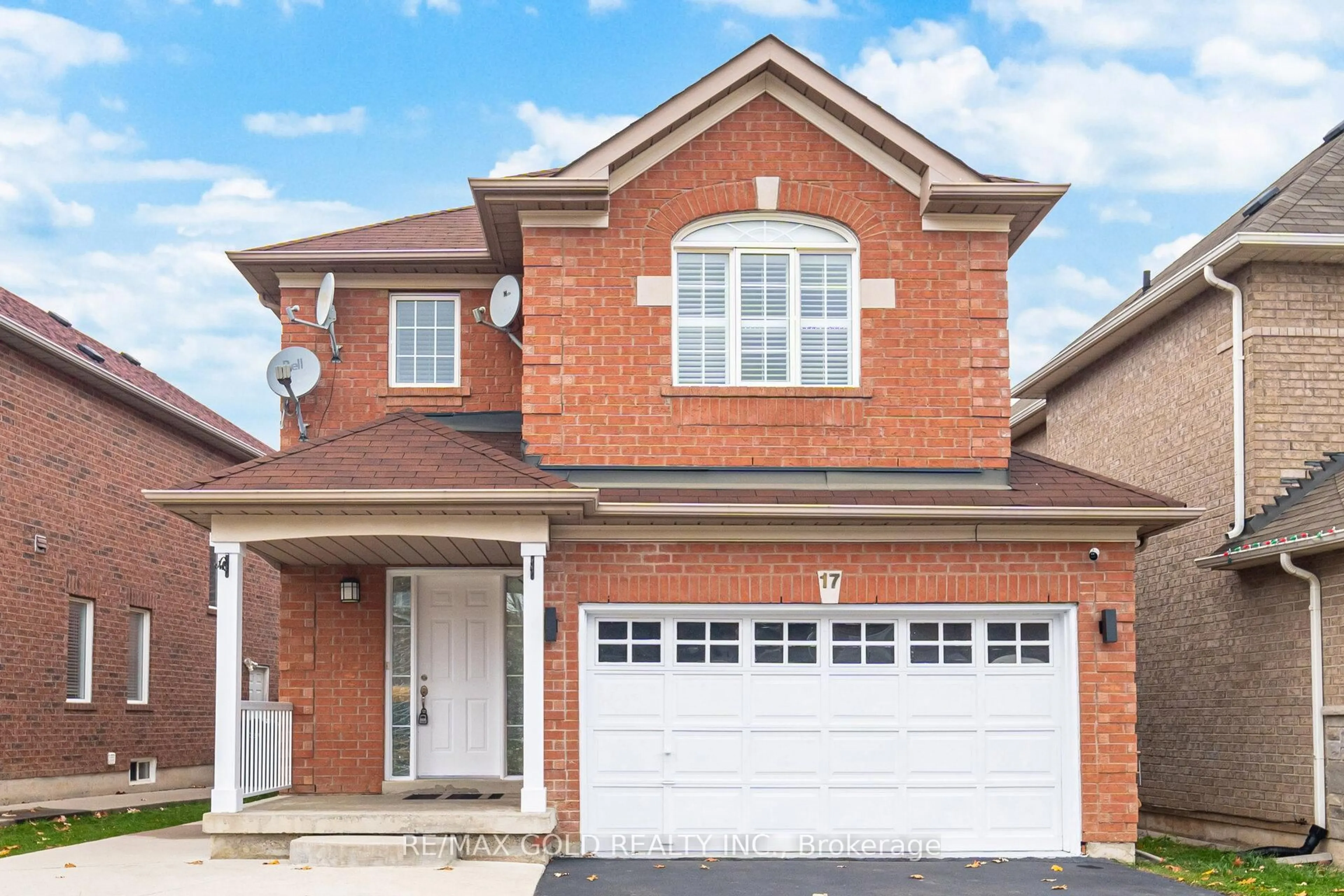 Home with brick exterior material, street for 17 Binder Twine Tr, Brampton Ontario L6X 4R2