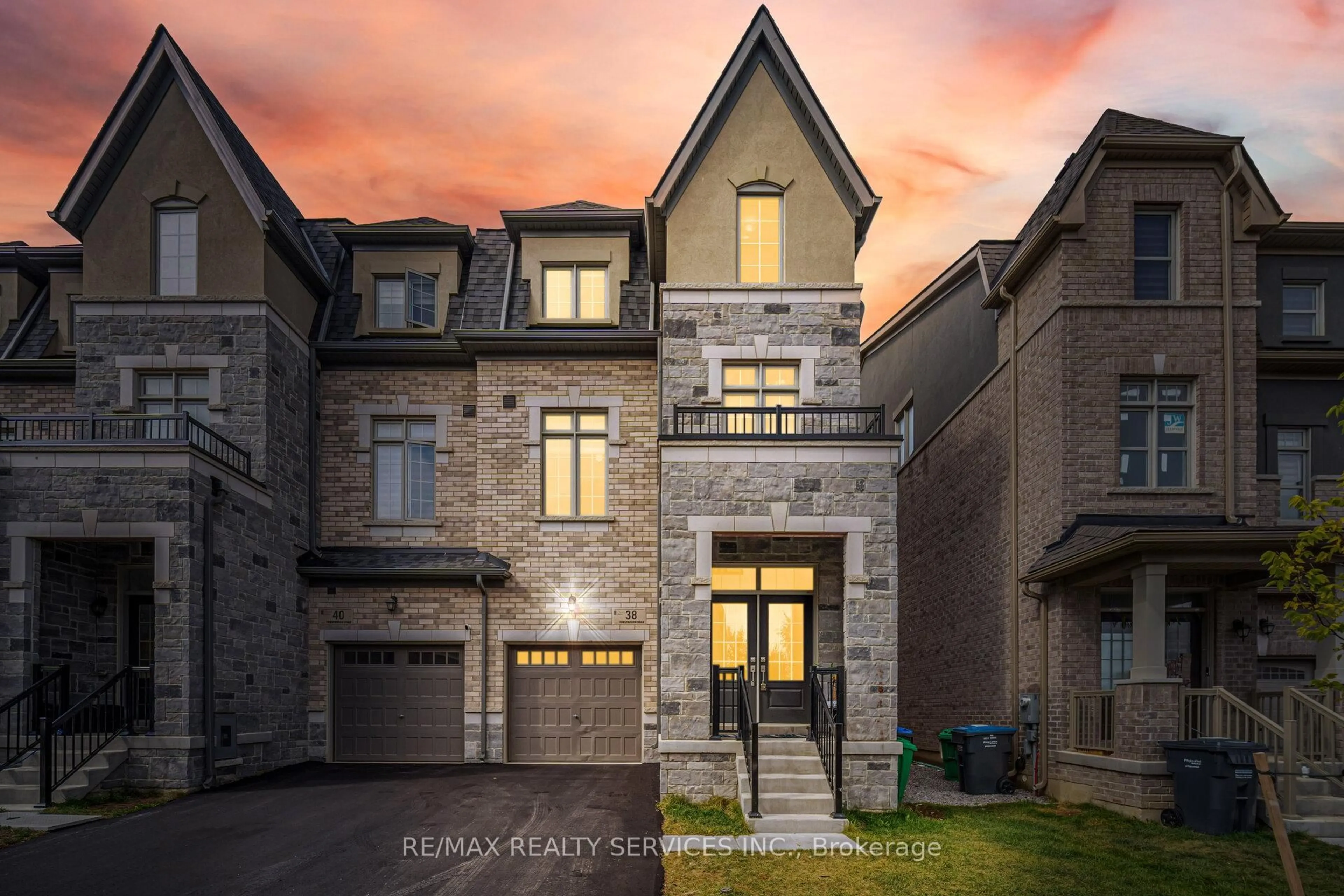 Home with brick exterior material, street for 38 Foxsparrow Rd, Brampton Ontario L6V 3P5