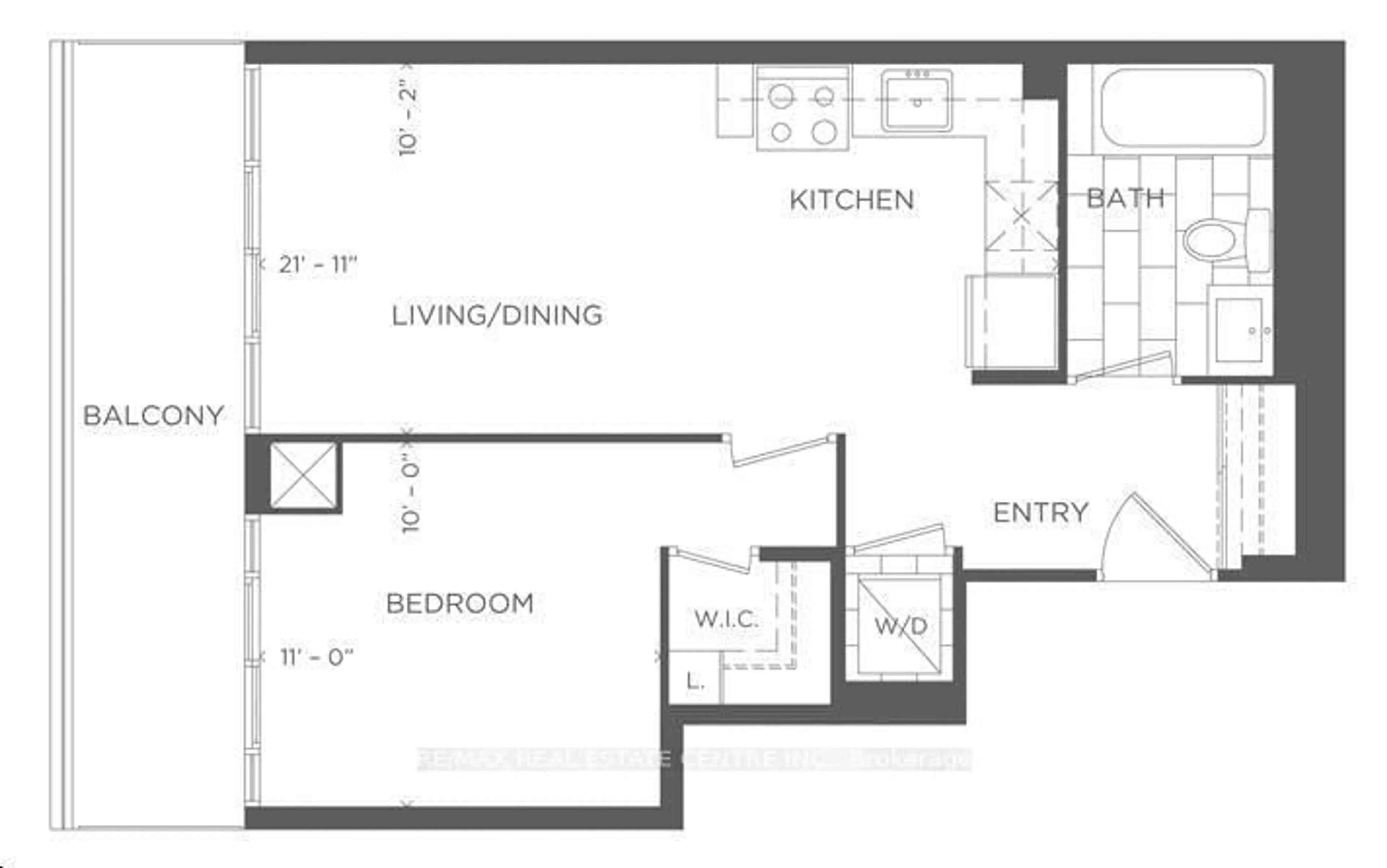 Floor plan for 30 Shore breeze Dr #2622, Toronto Ontario M8V 0J1