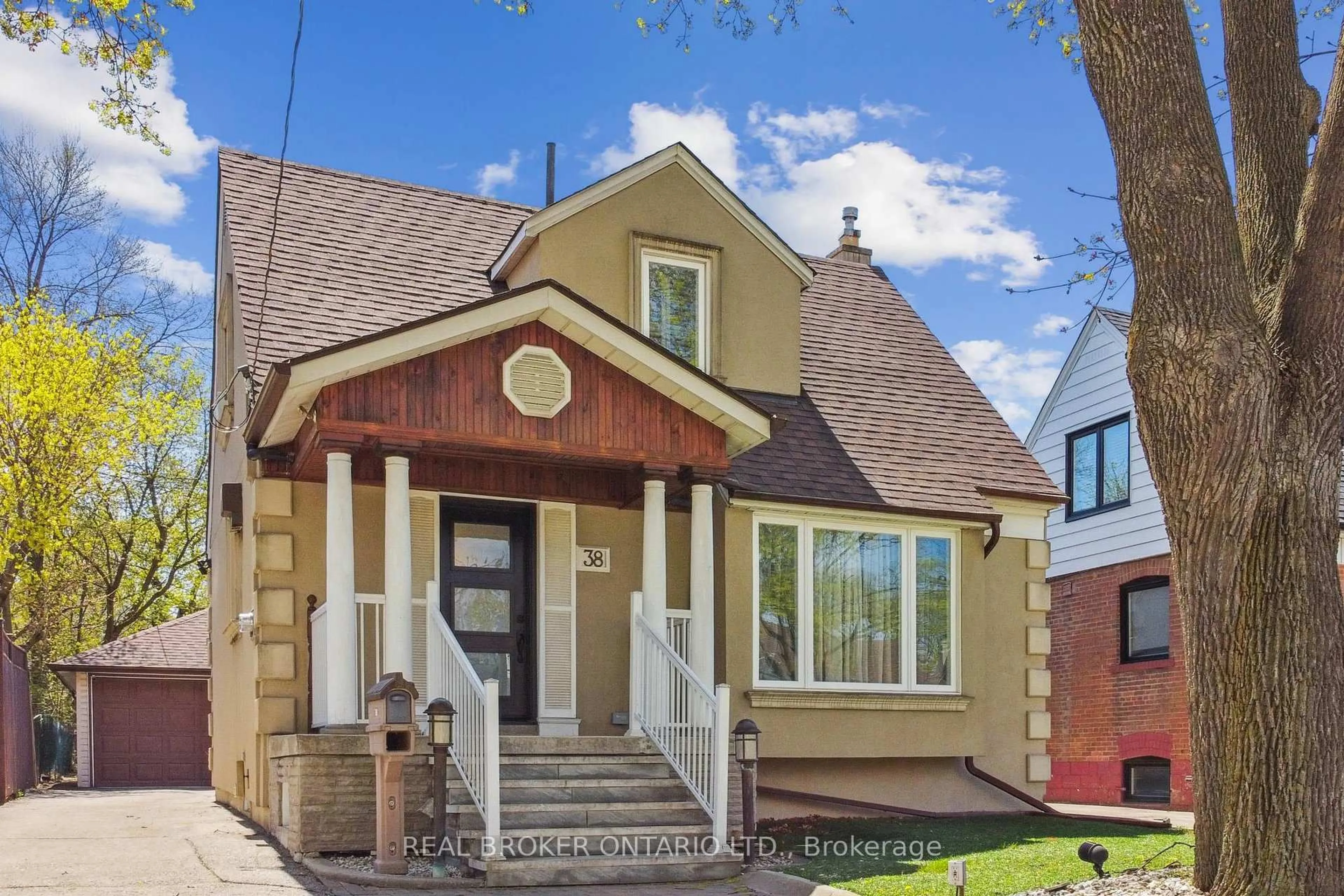 Home with brick exterior material, street for 38 Riverview Hts, Toronto Ontario M9P 2N4