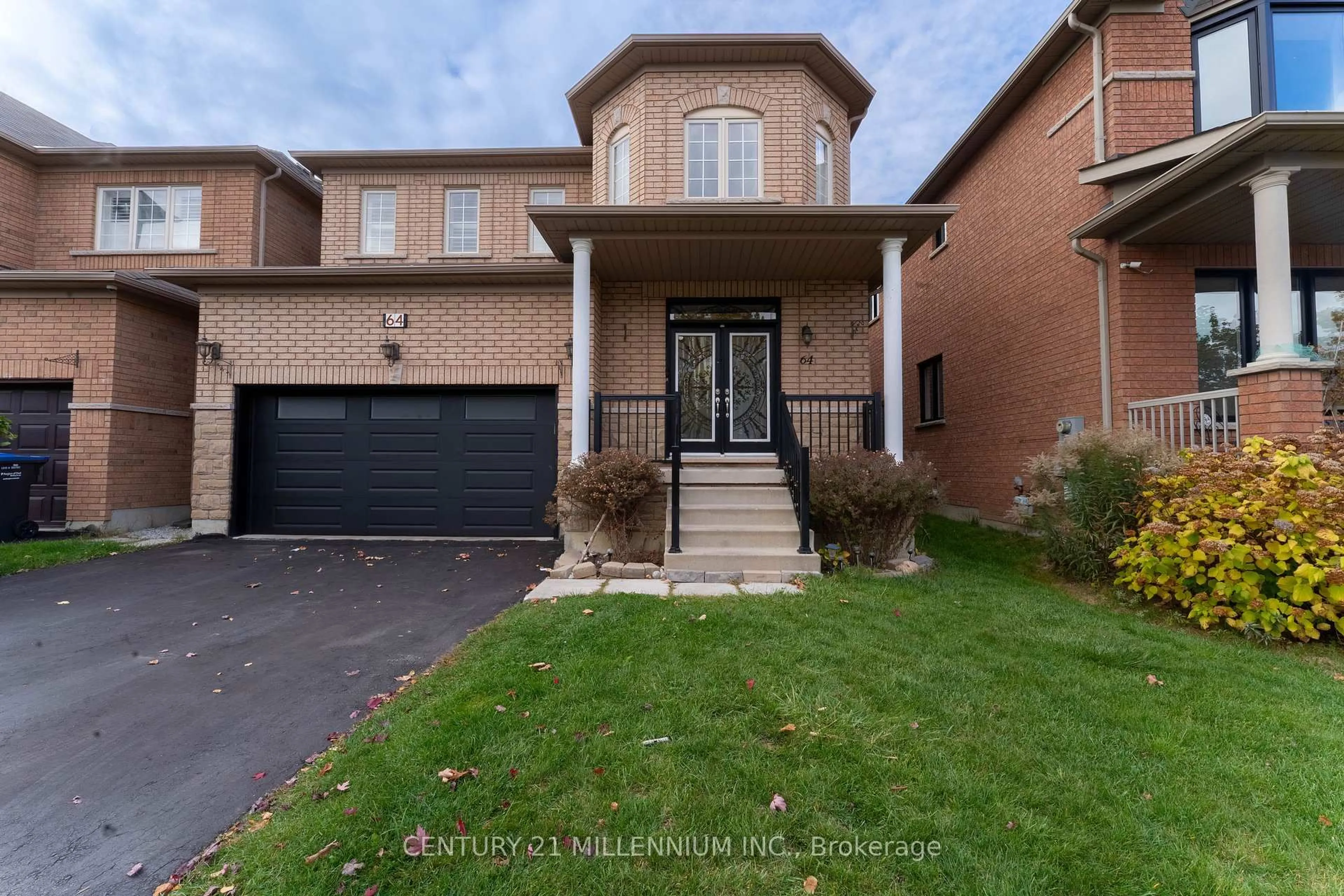 Home with brick exterior material, street for 64 Executive Crt, Brampton Ontario L6R 0L5