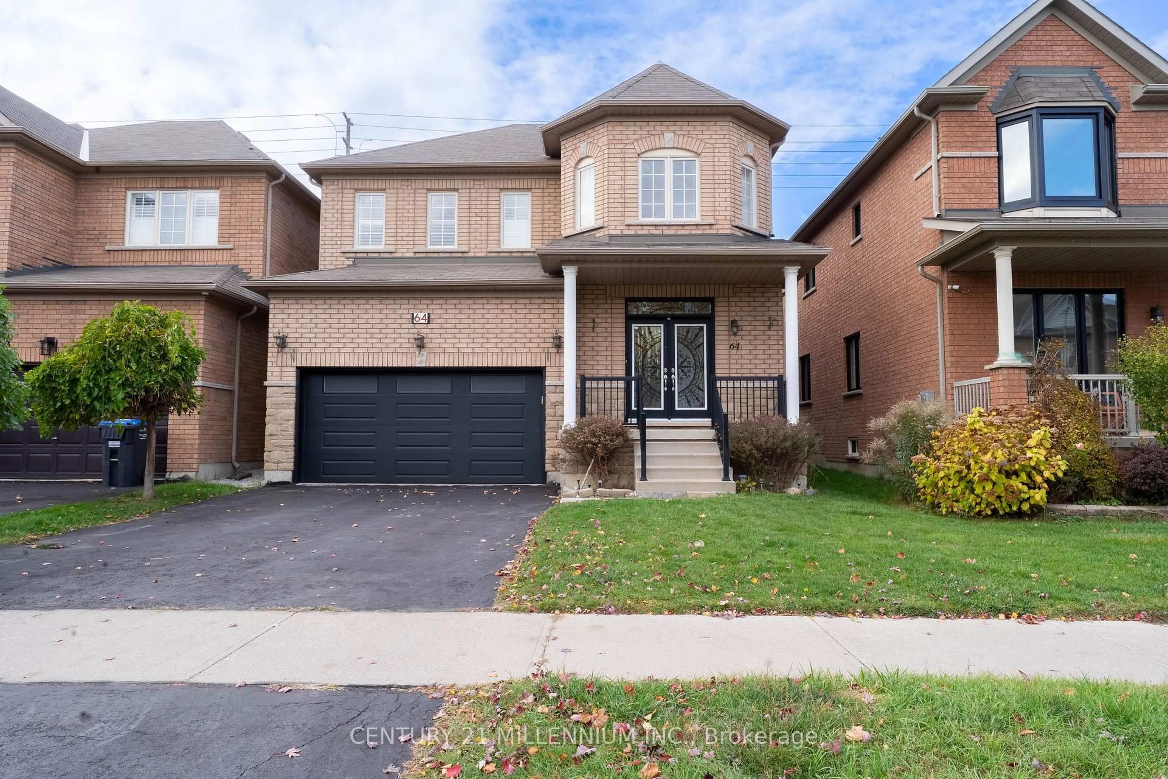 Home with brick exterior material, street for 64 Executive Crt, Brampton Ontario L6R 0L5