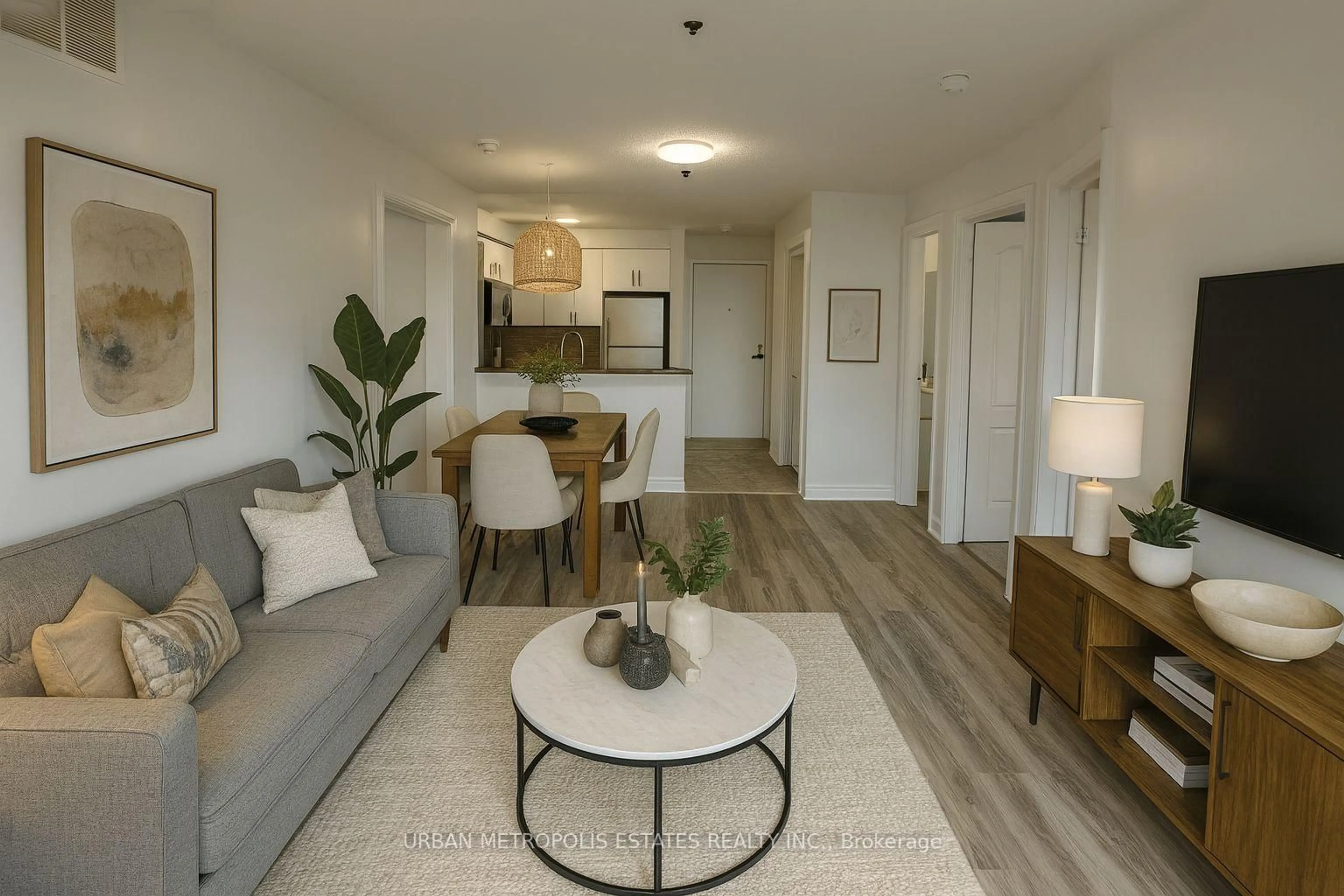 Living room with furniture, unknown for 4 Dayspring Circ #204, Brampton Ontario L6P 2Z5