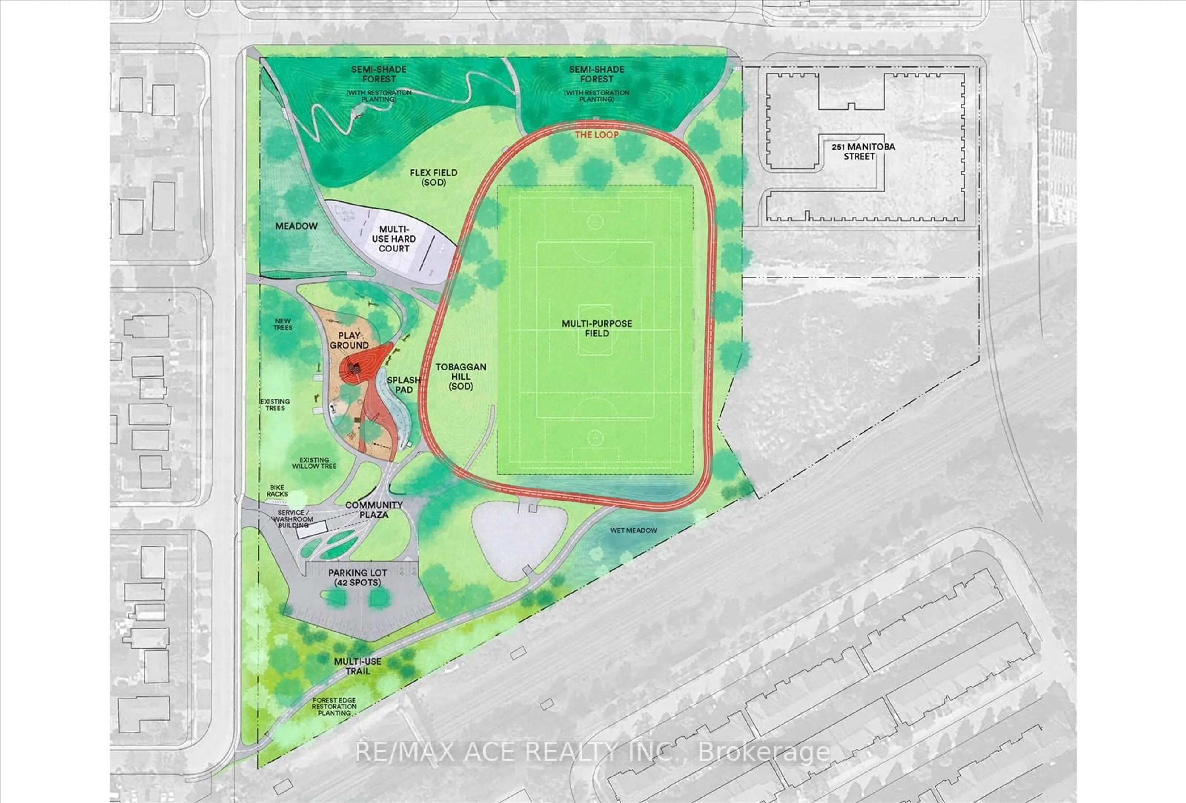 Floor plan for 251 Manitoba St #1003, Toronto Ontario M8Y 0C7