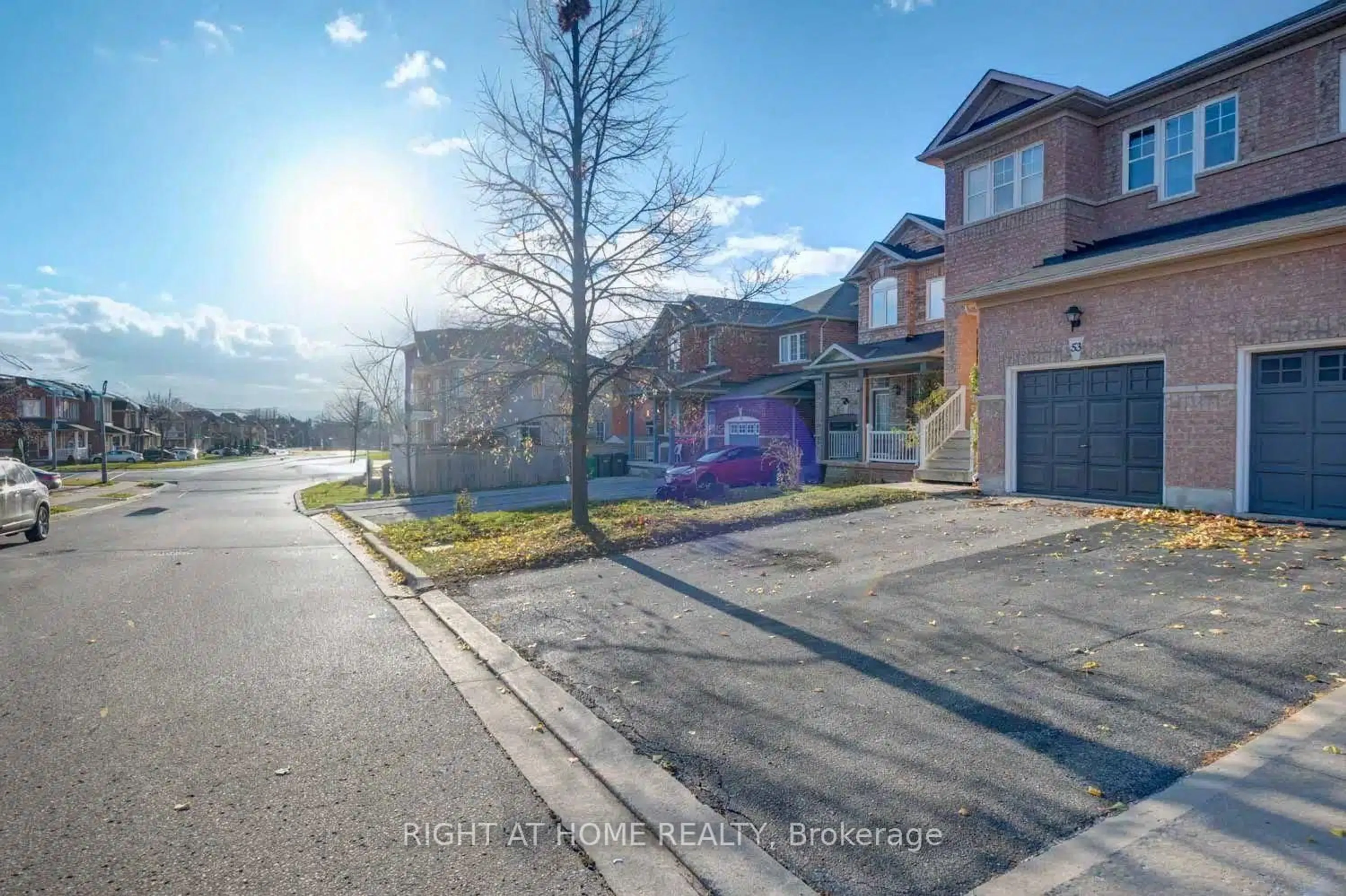 A pic from outside/outdoor area/front of a property/back of a property/a pic from drone, street for 53 Silent Pond Cres, Brampton Ontario L6V 4S9