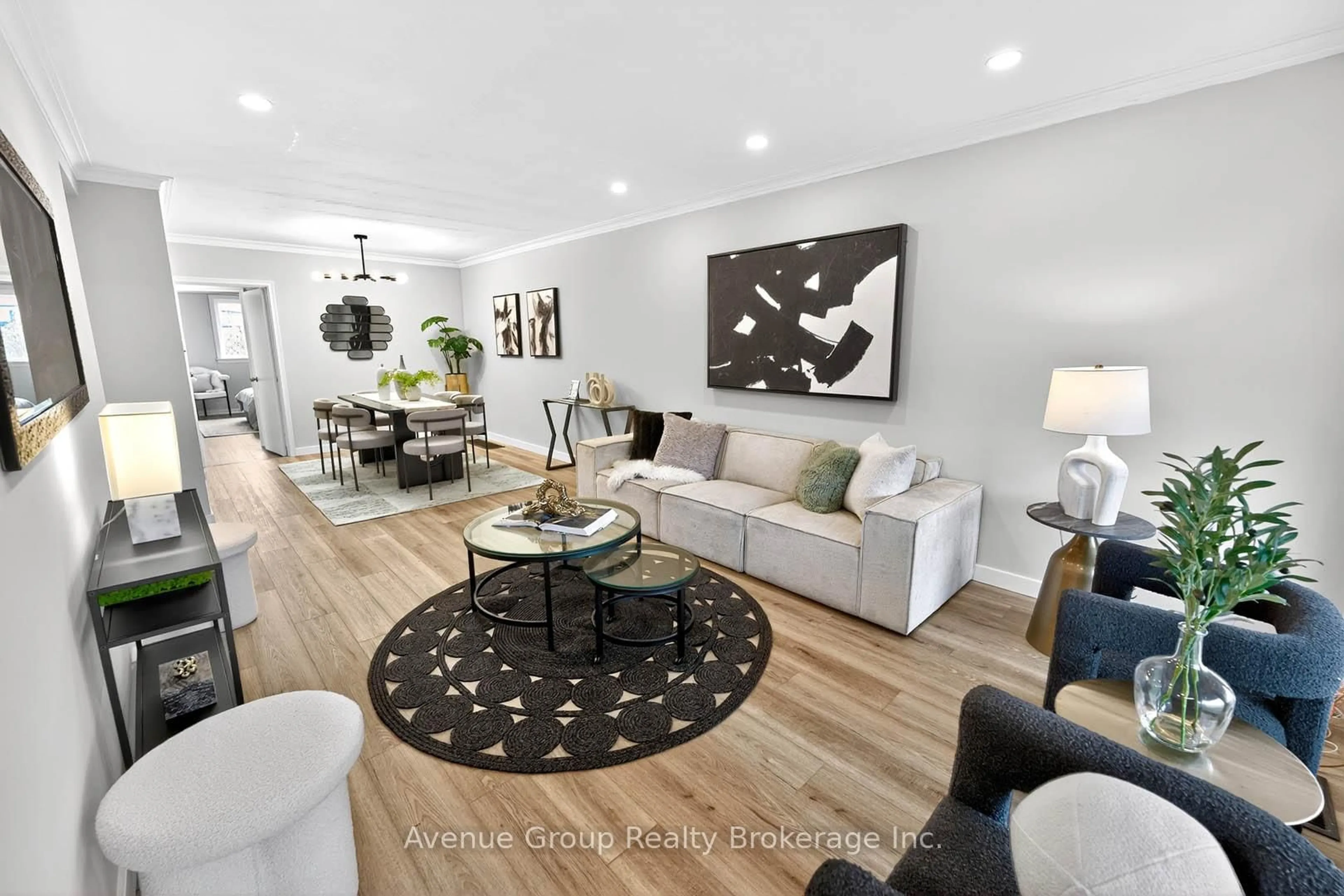 Living room with furniture, unknown for 57 Thurrock Rd, Toronto Ontario M3L 1P5