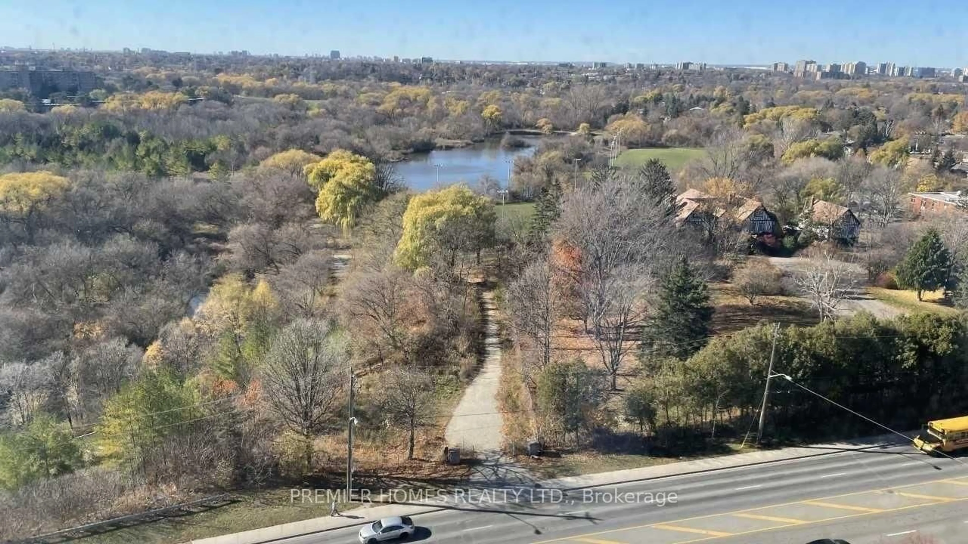 A pic from outside/outdoor area/front of a property/back of a property/a pic from drone, water/lake/river/ocean view for 3077 Weston Rd #1706, Toronto Ontario M9M 3A1