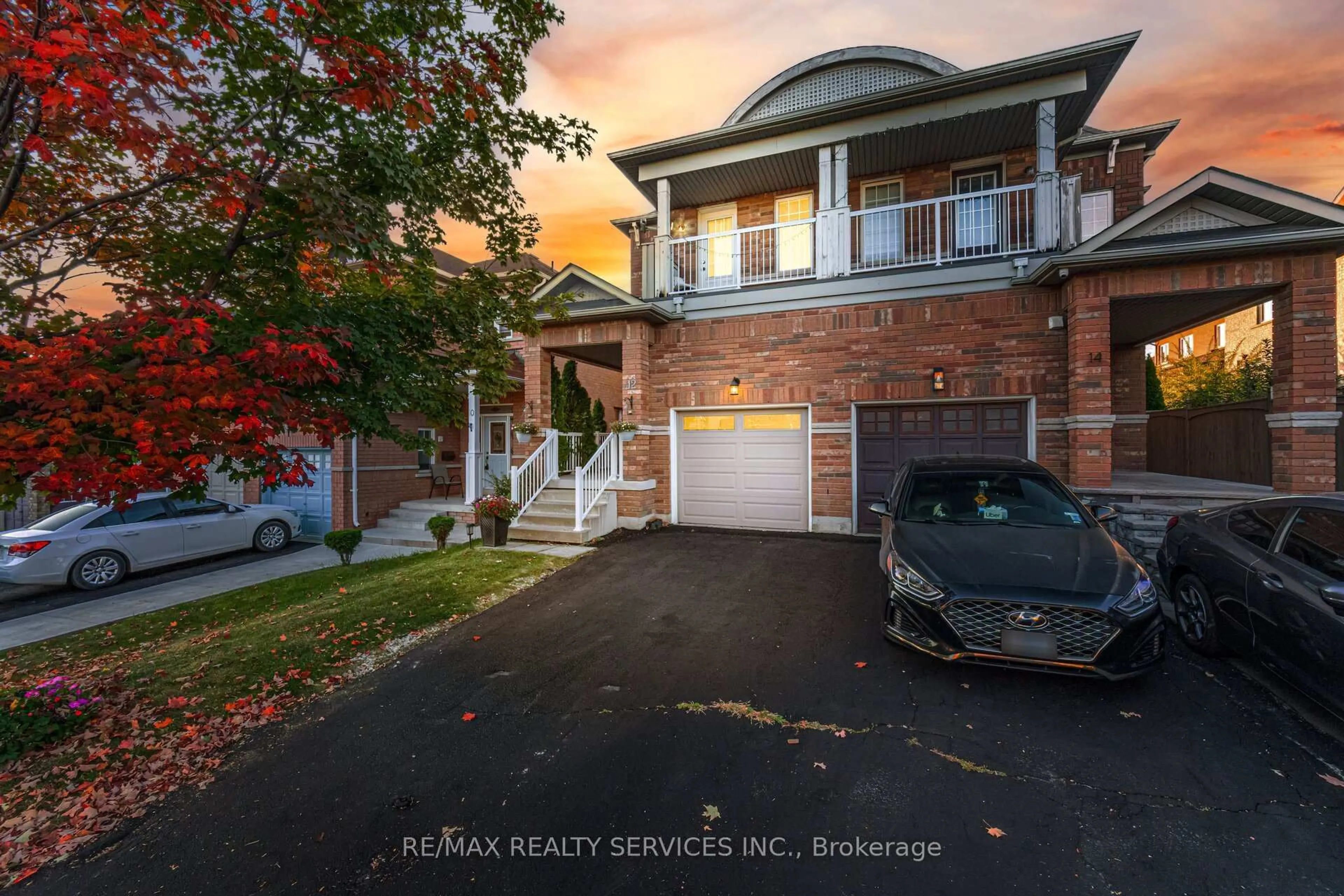 A pic from outside/outdoor area/front of a property/back of a property/a pic from drone, street for 12 Rainy Dale Rd, Brampton Ontario L6V 4S7