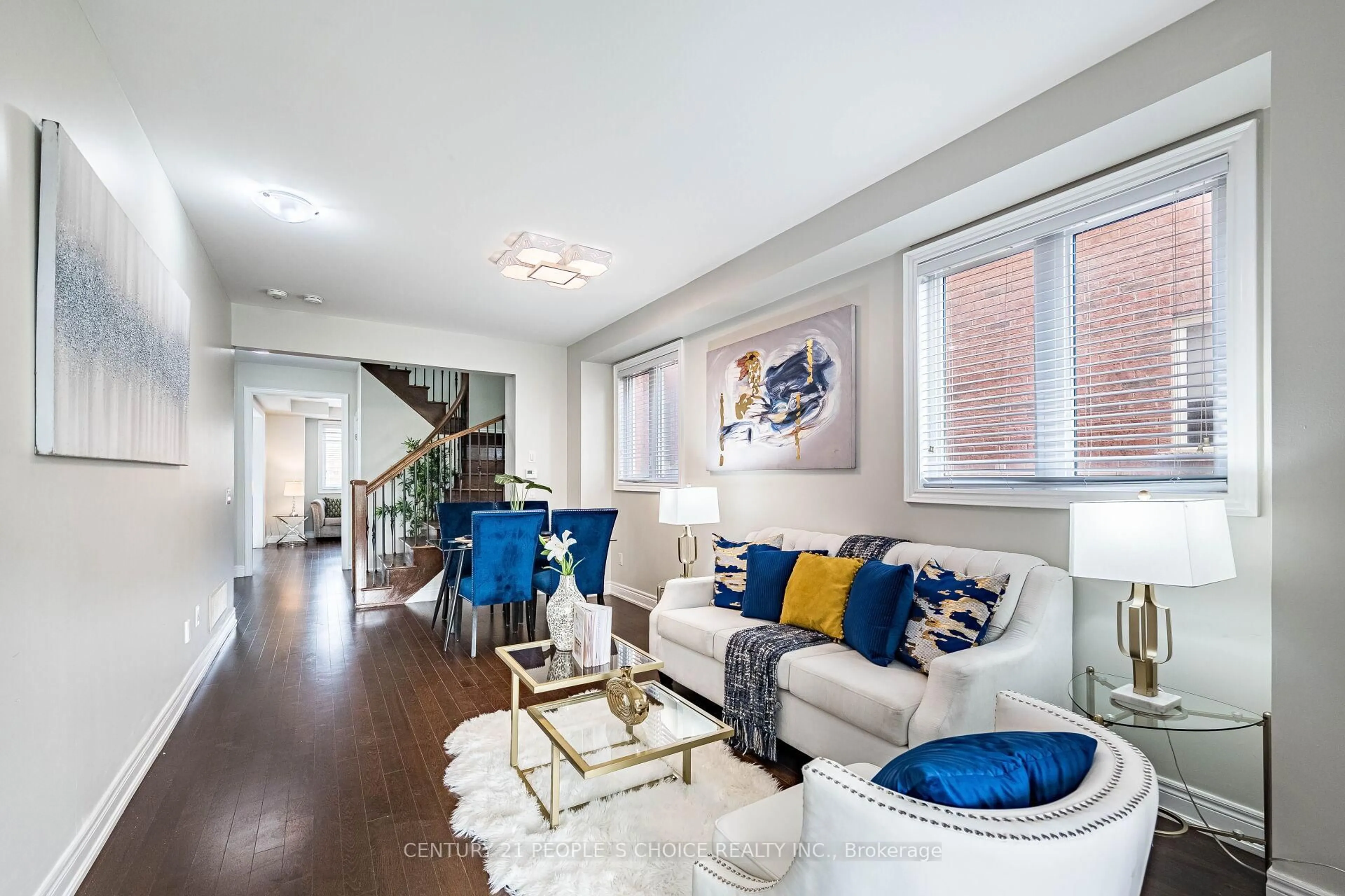 Living room with furniture, unknown for 64 George Gray Dr, Brampton Ontario L6R 4B4