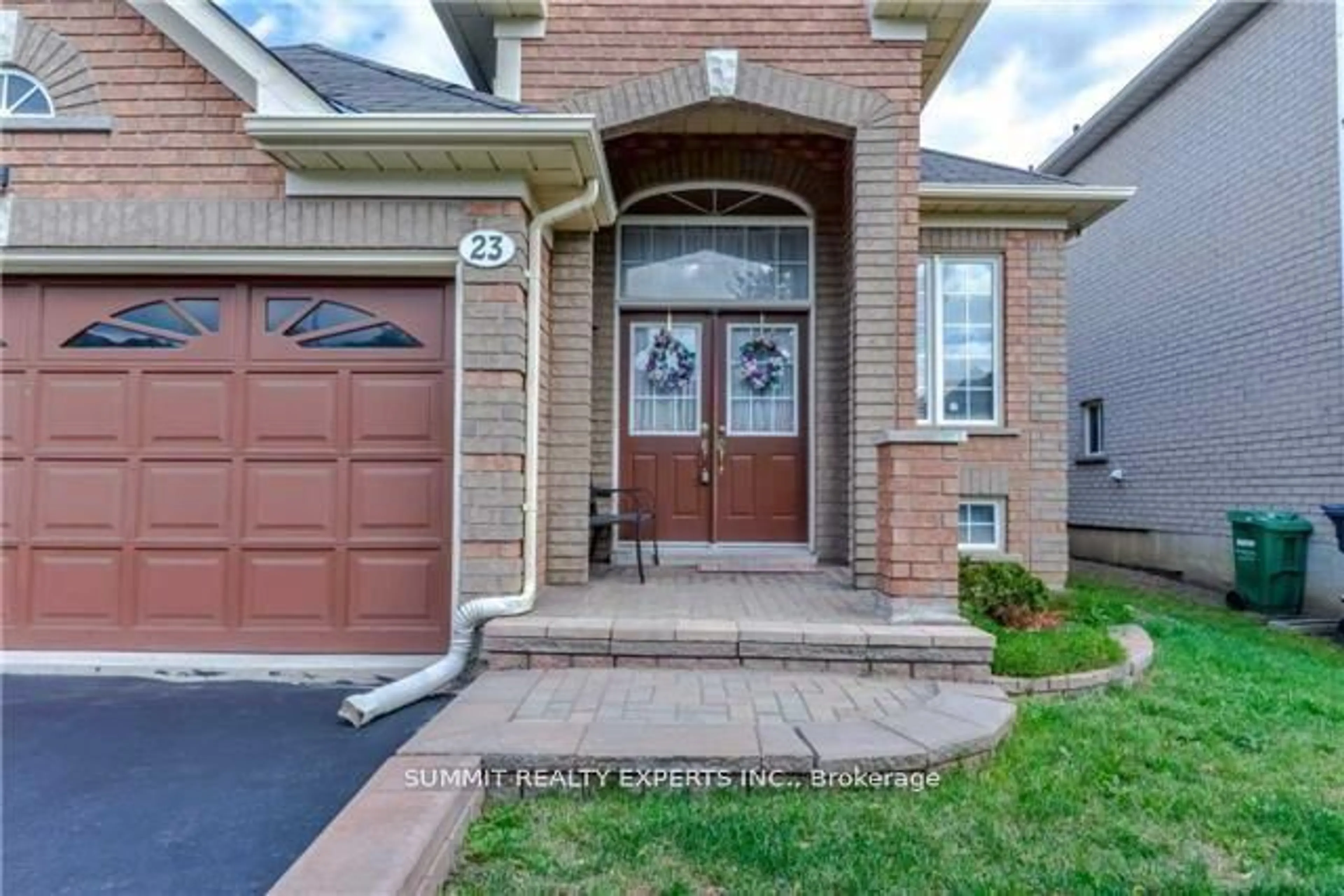 Home with brick exterior material, street for 23 Bissell Dr, Brampton Ontario L7A 3K1