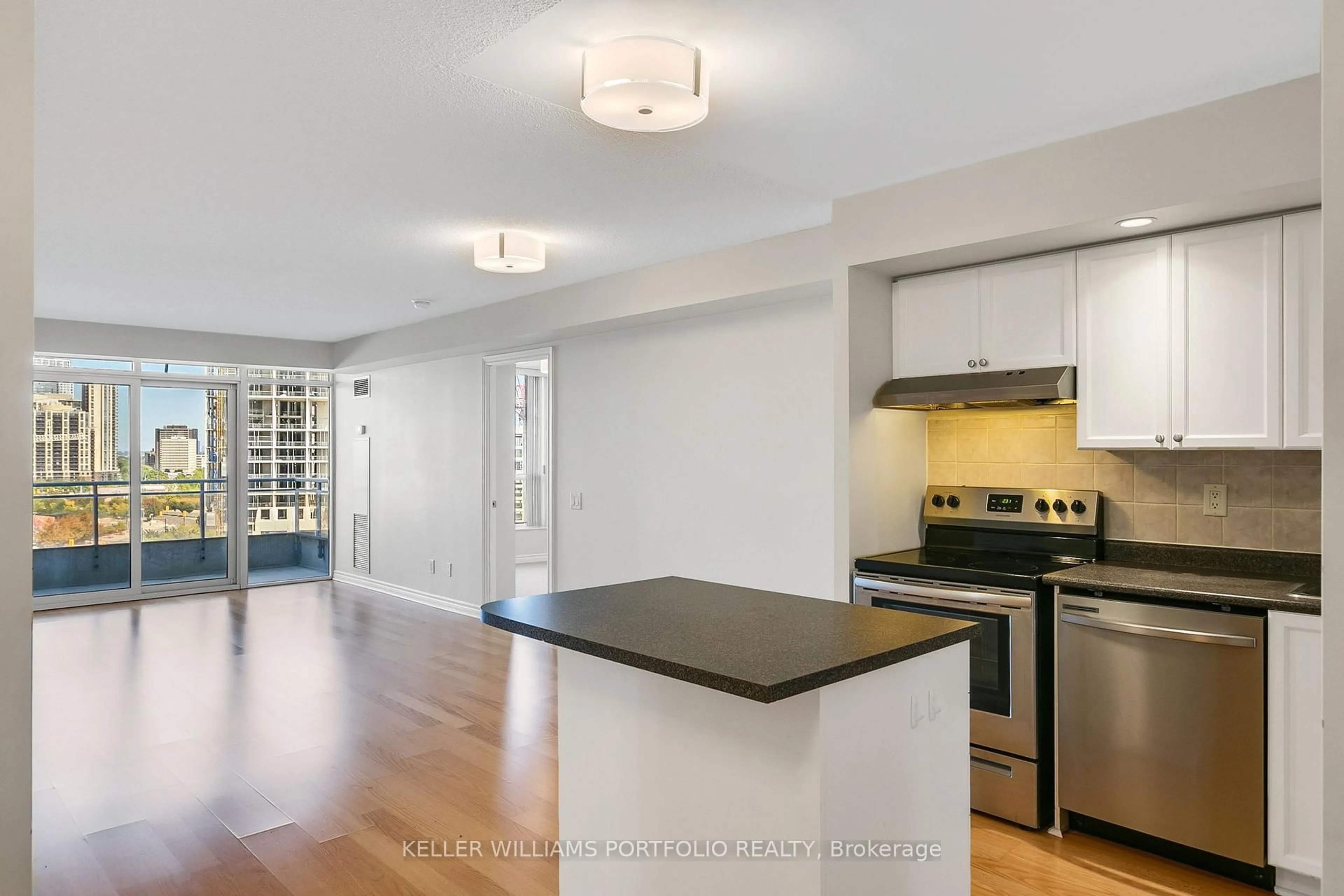 Open concept kitchen, unknown for 5229 Dundas St #707, Toronto Ontario M9B 6L9