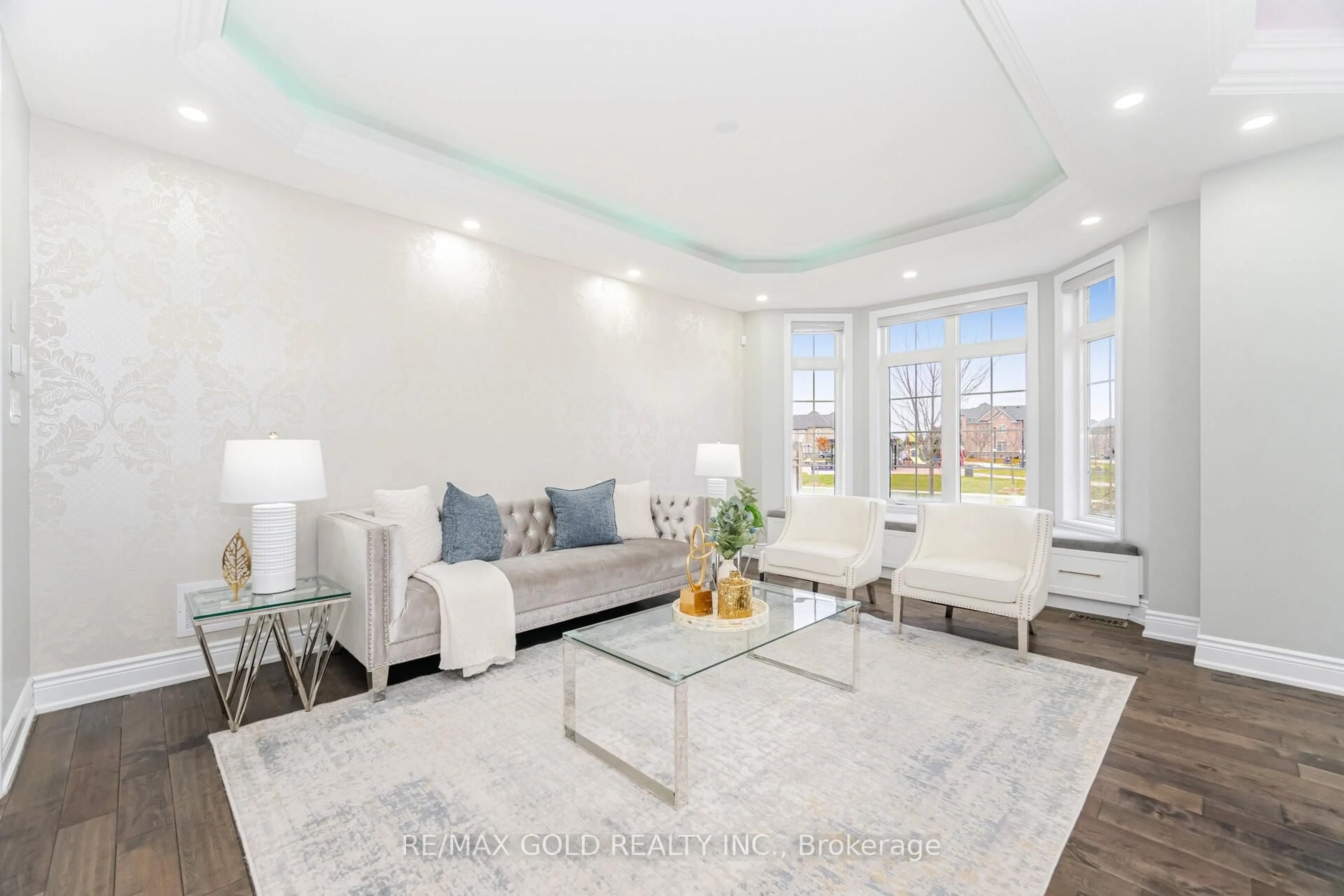 Living room with furniture, unknown for 1 Hertonia St, Brampton Ontario L6P 4J7