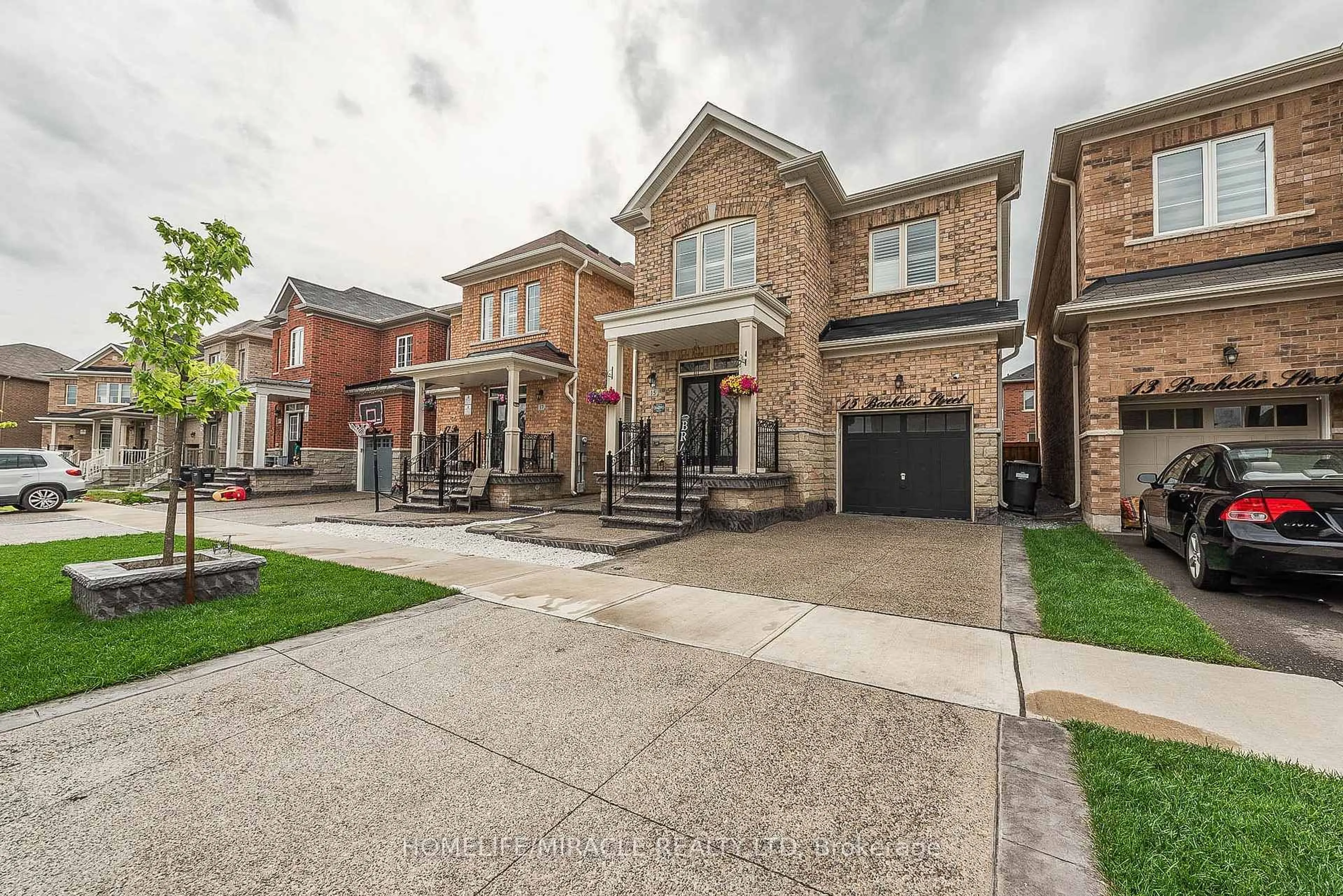 Home with brick exterior material, street for 15 Bachelor St, Brampton Ontario L7A 5B1