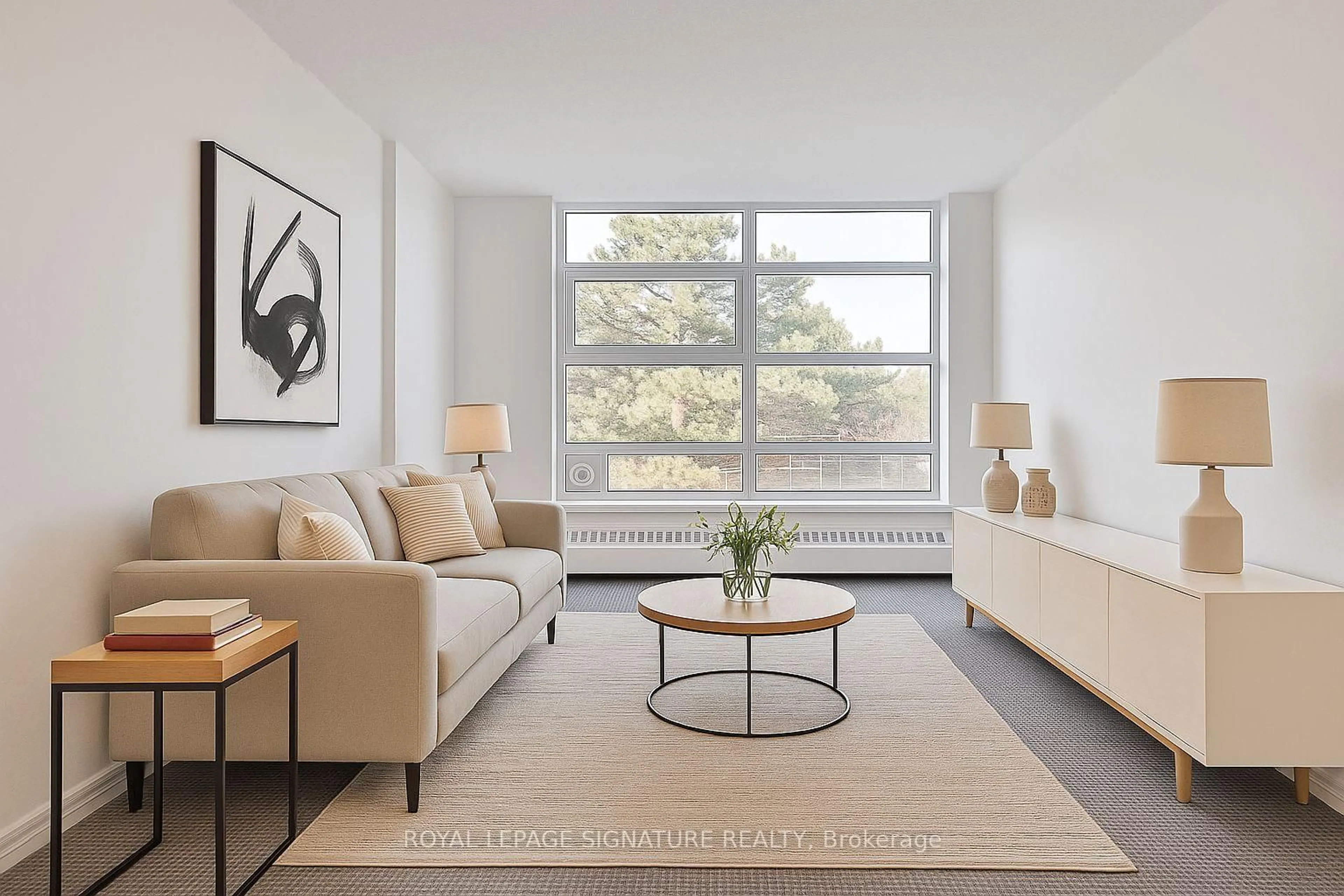 Living room with furniture, unknown for 335 Driftwood Ave #308, Toronto Ontario M3N 2P3