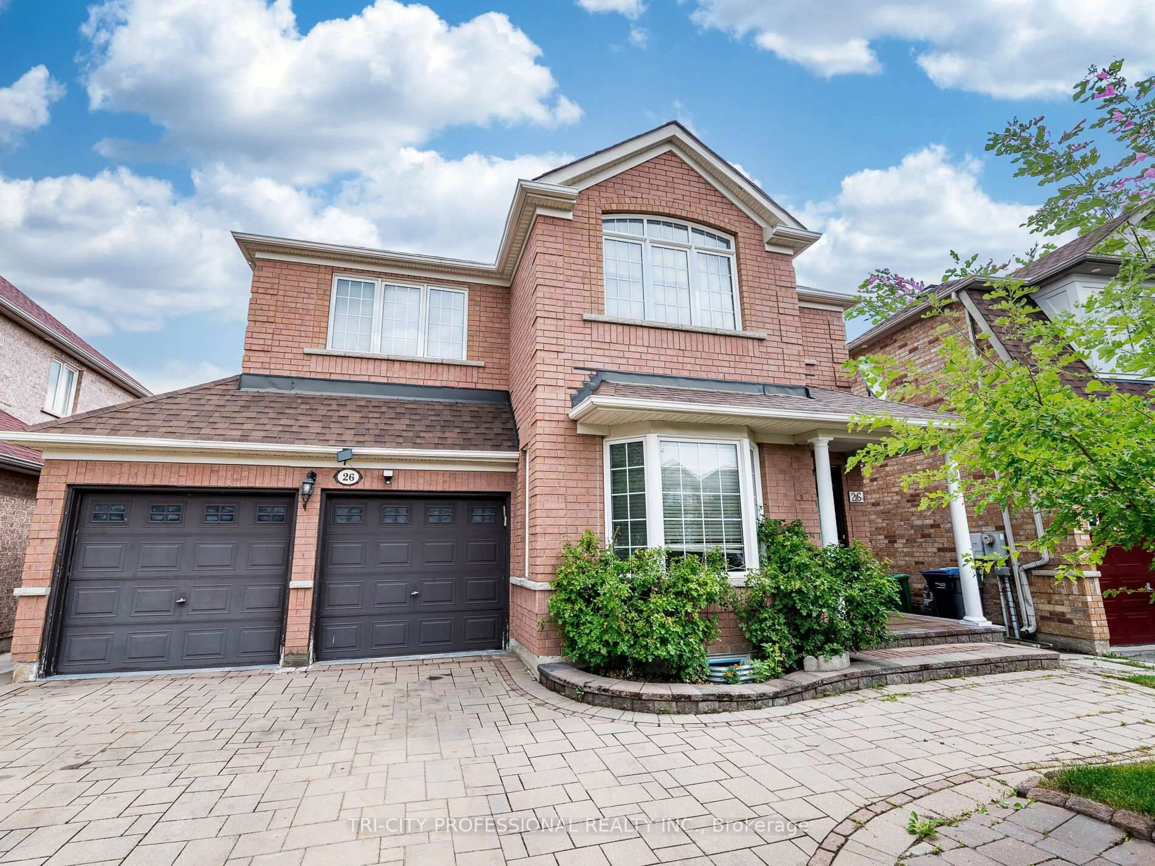 Home with brick exterior material, street for 26 Tangleridge Blvd, Brampton Ontario L6R 2X5