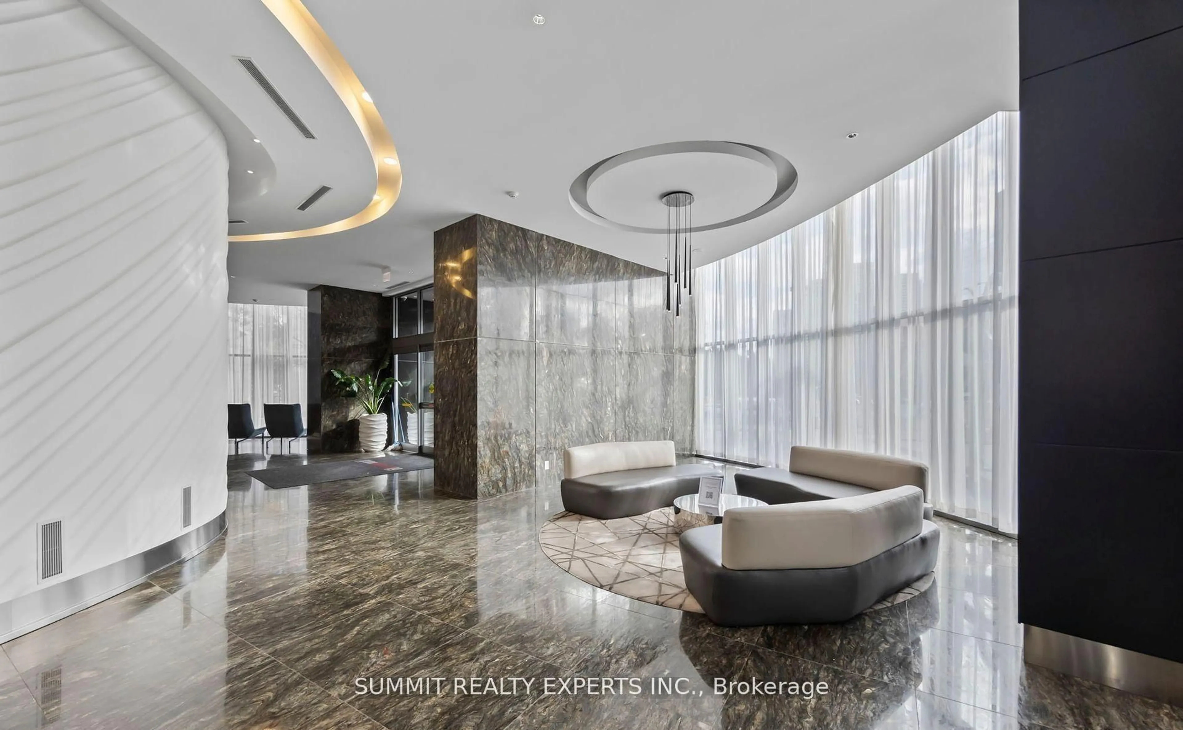 Lobby for 60 Absolute Ave #1901, Mississauga Ontario L4Z 0A9