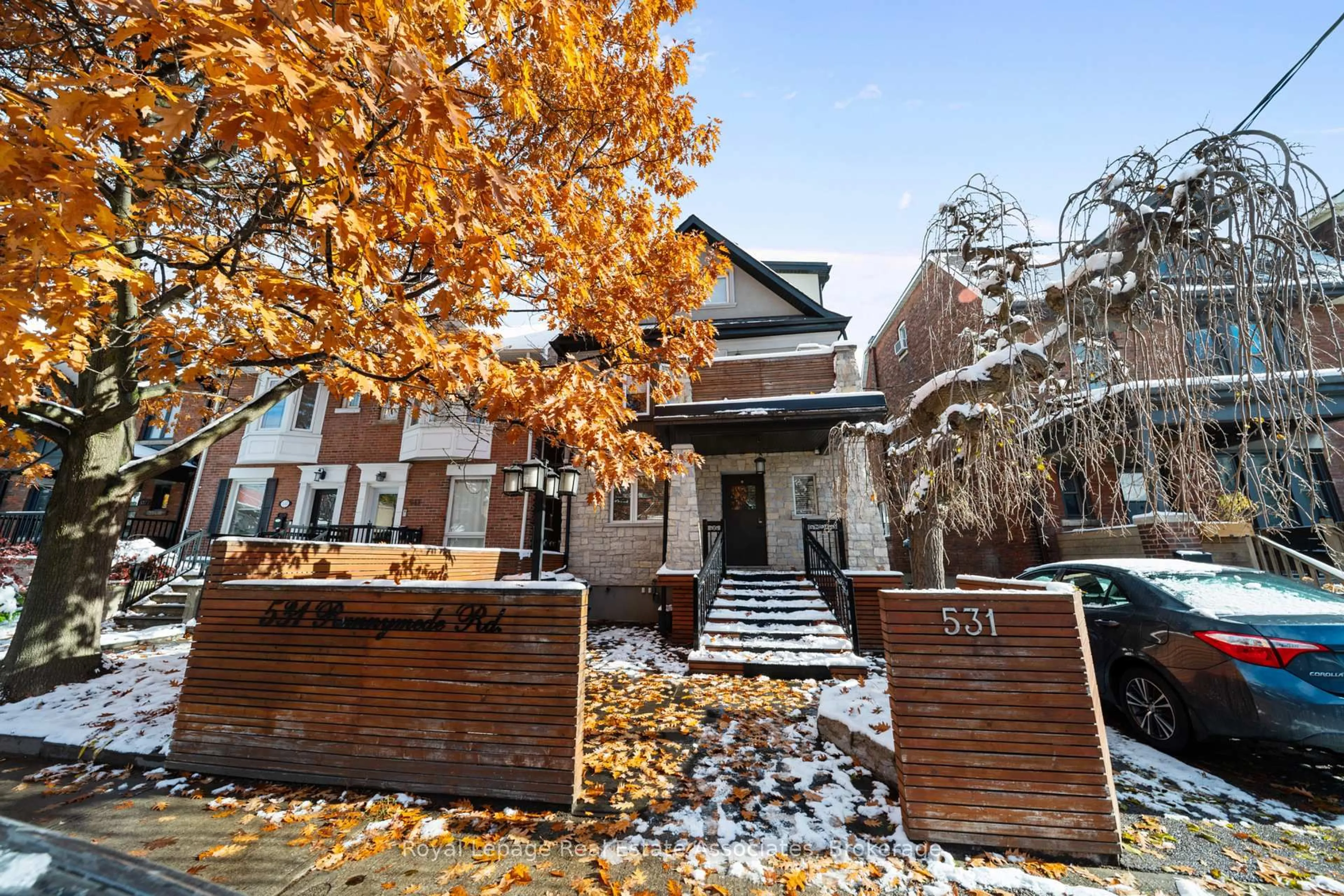 Home with brick exterior material, street for 531 Runnymede Rd, Toronto Ontario M6S 2Z8