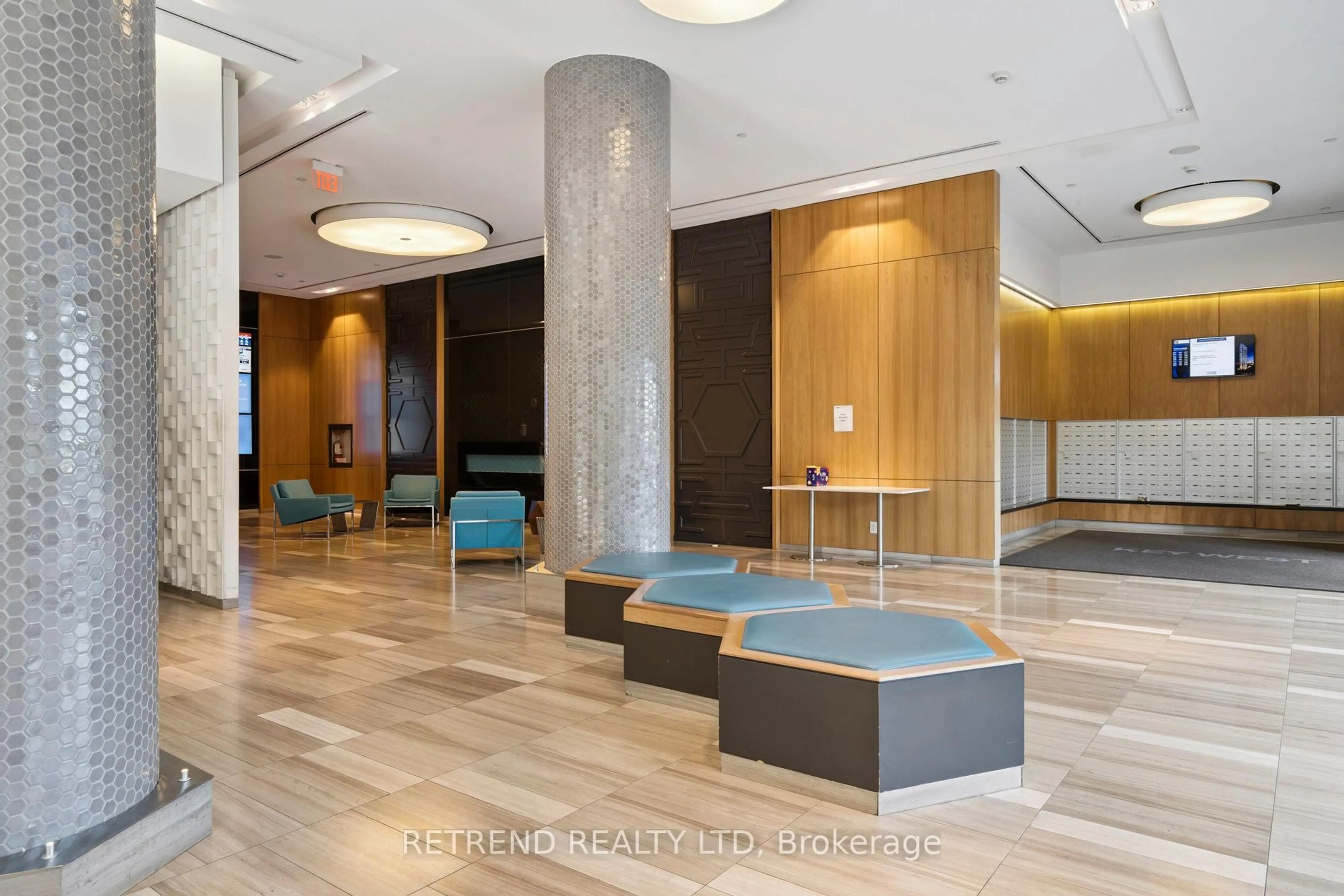 Lobby for 36 Park Lawn Rd #2403, Toronto Ontario M8V 0E5