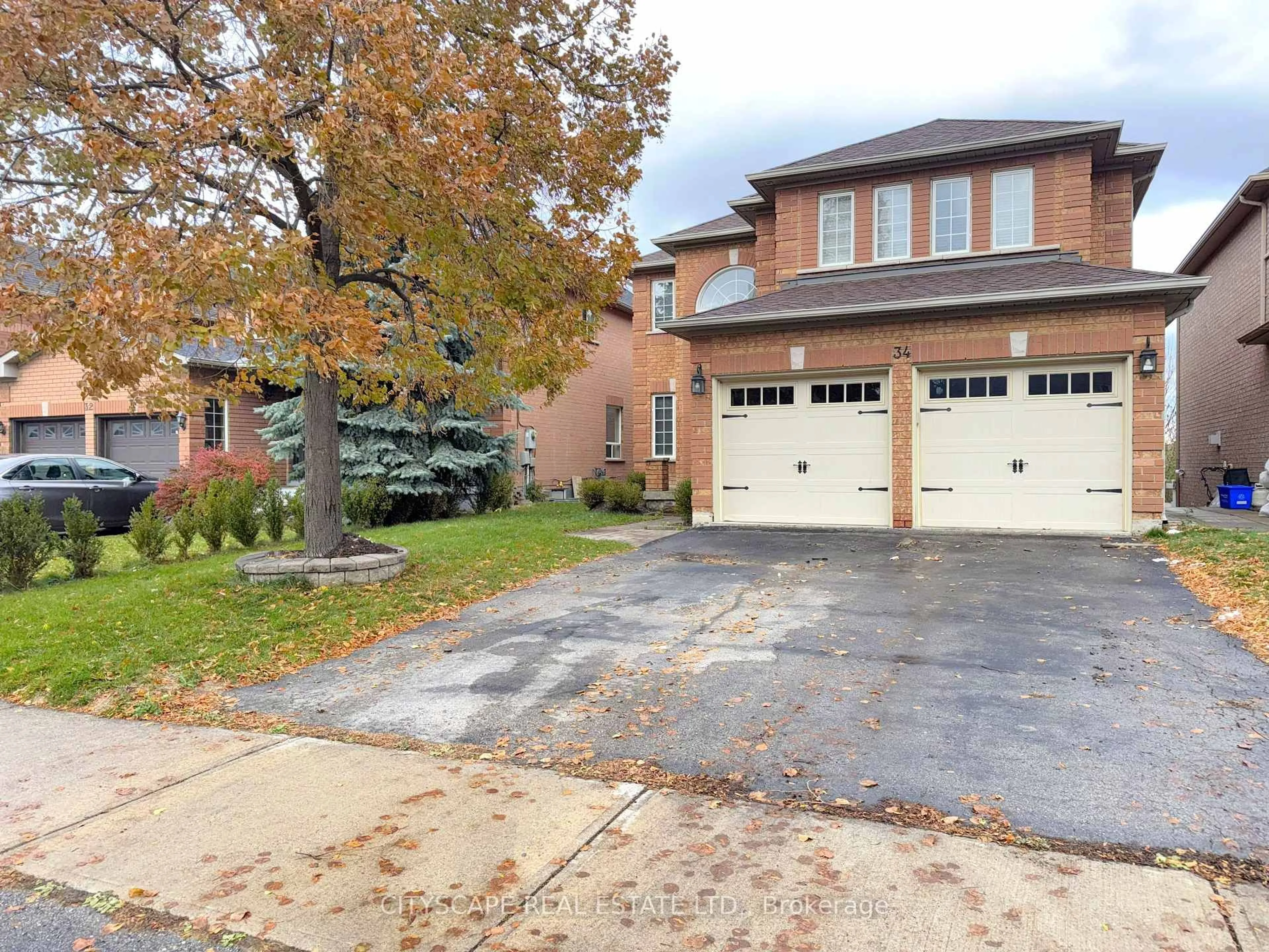 Home with brick exterior material, street for 34 Coralreef Cres, Brampton Ontario L6R 2H5