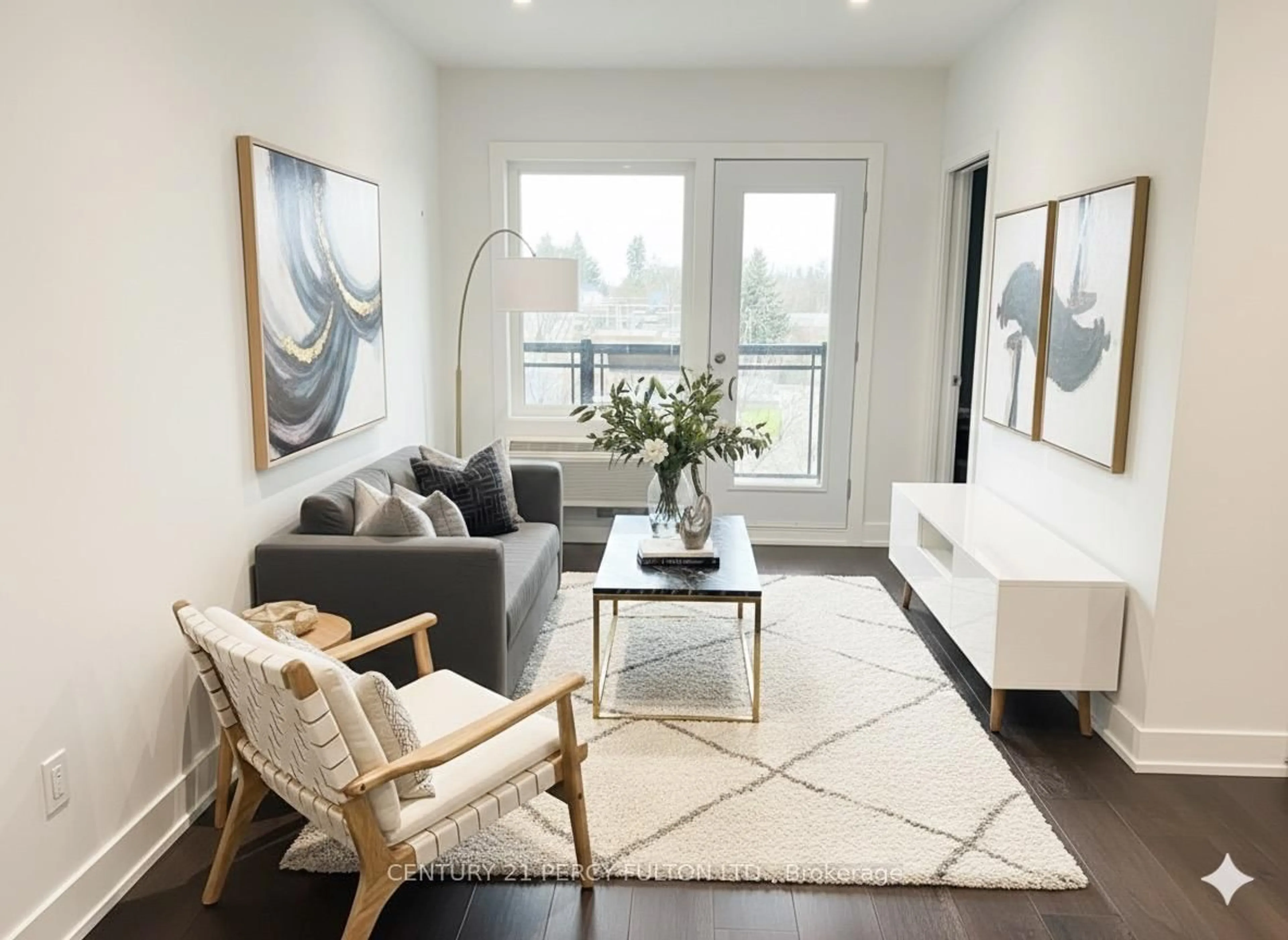 Living room with furniture, unknown for 310 Broadway Ave #203, Orangeville Ontario L9W 1L3