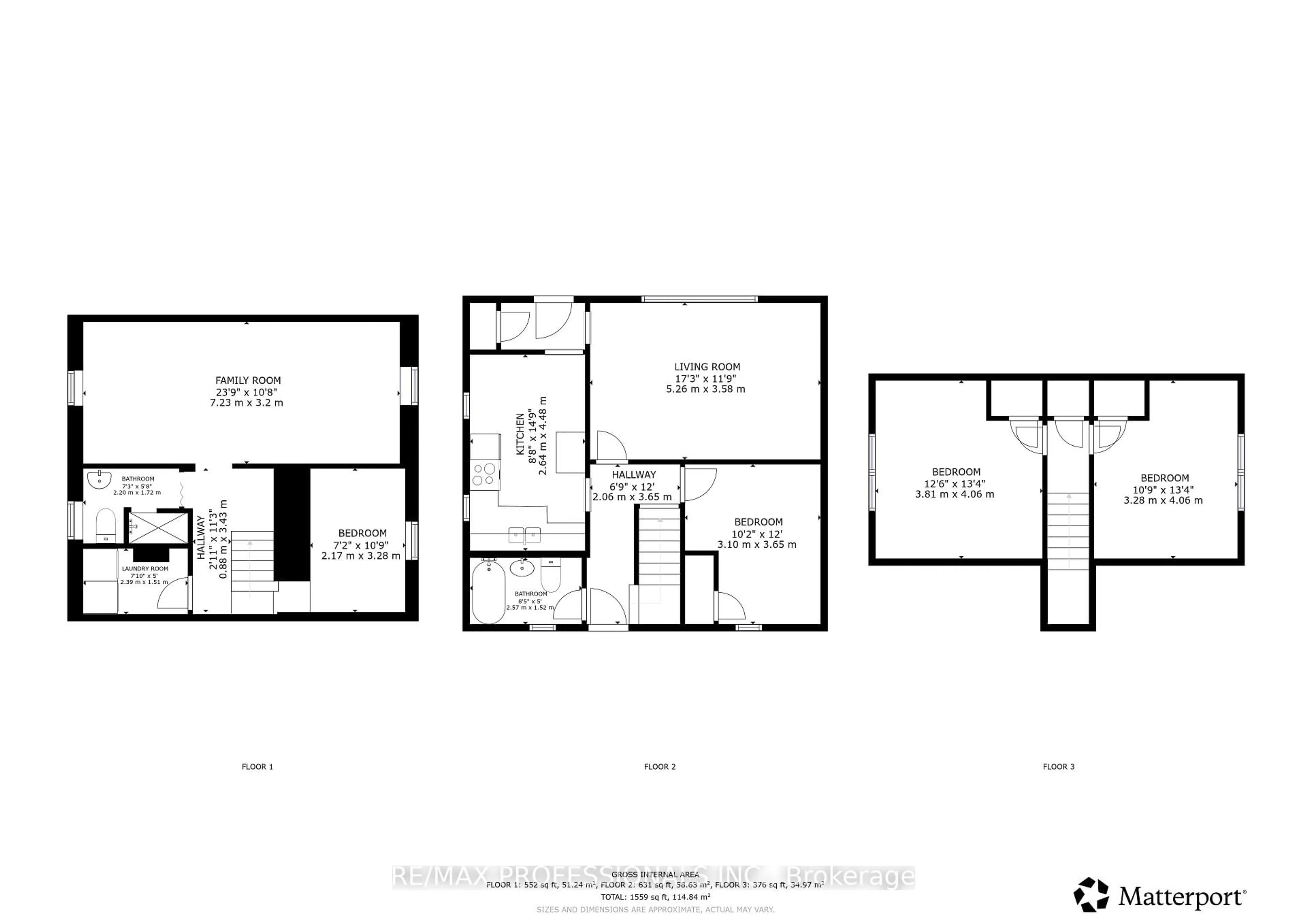Floor plan for 135 Allenby Ave, Toronto Ontario M9W 1T2