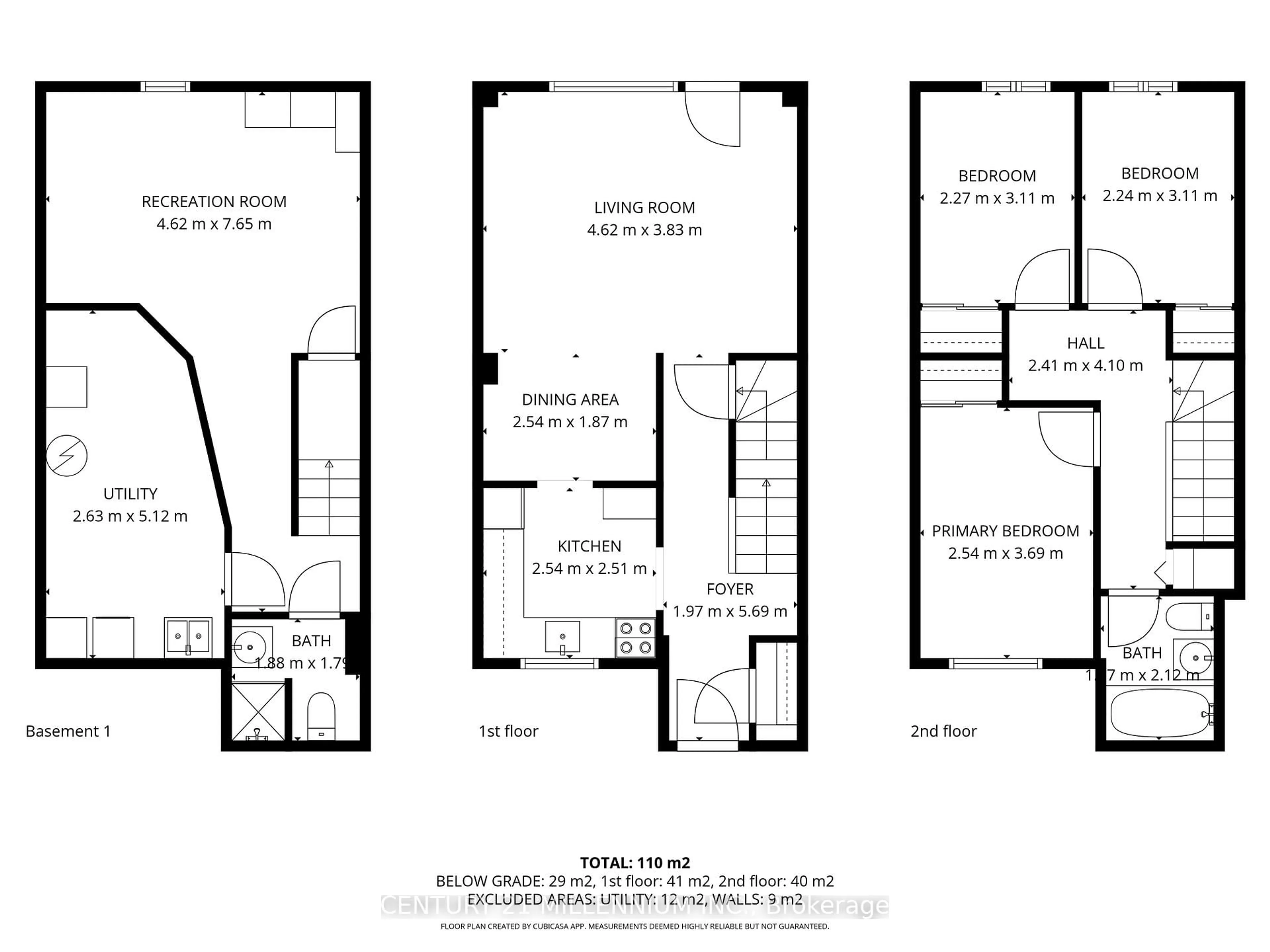 Floor plan for 475 Bramalea Rd #124, Brampton Ontario L6T 2X3