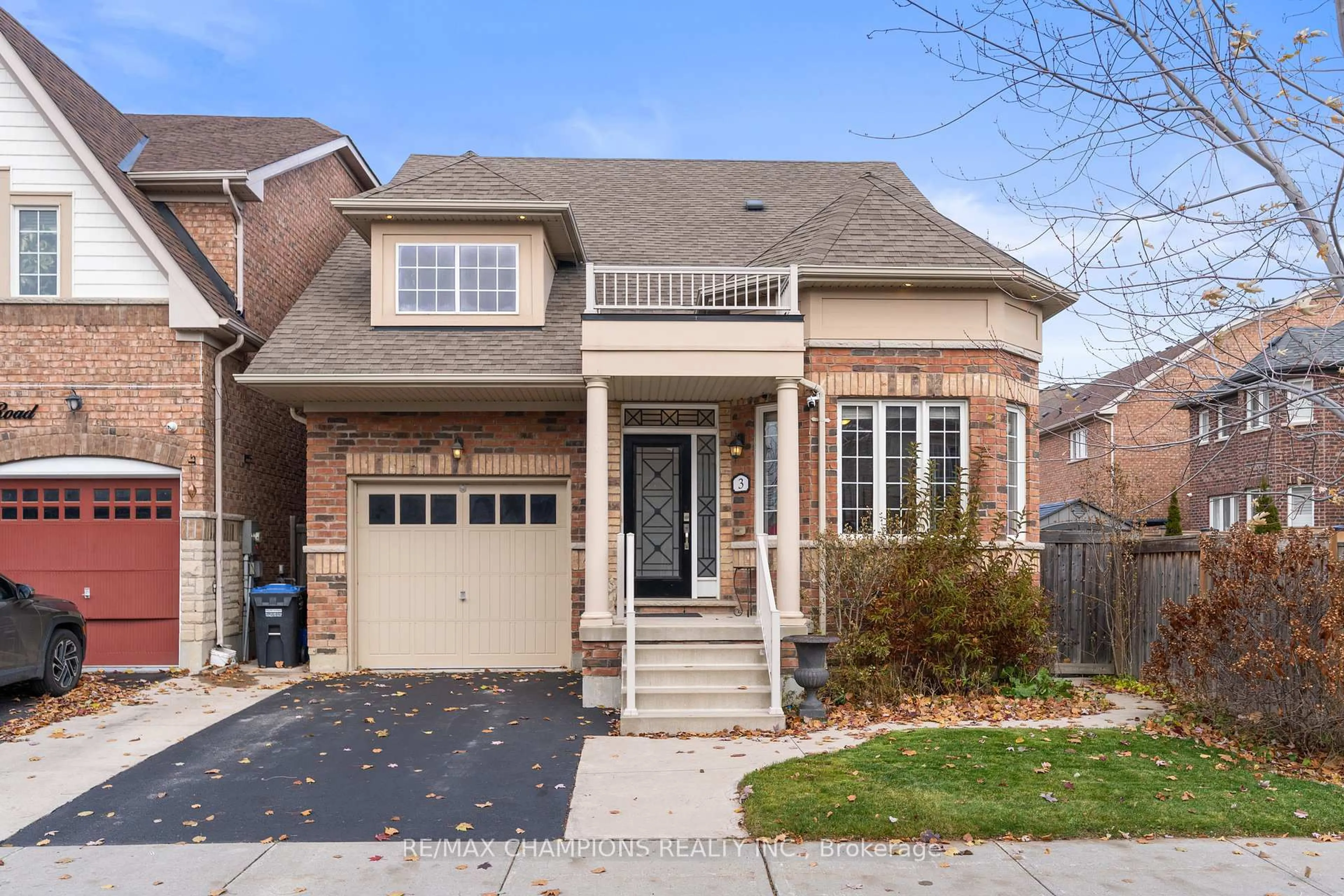 Home with brick exterior material, street for 3 Arcadia Rd, Caledon Ontario L7C 3V6