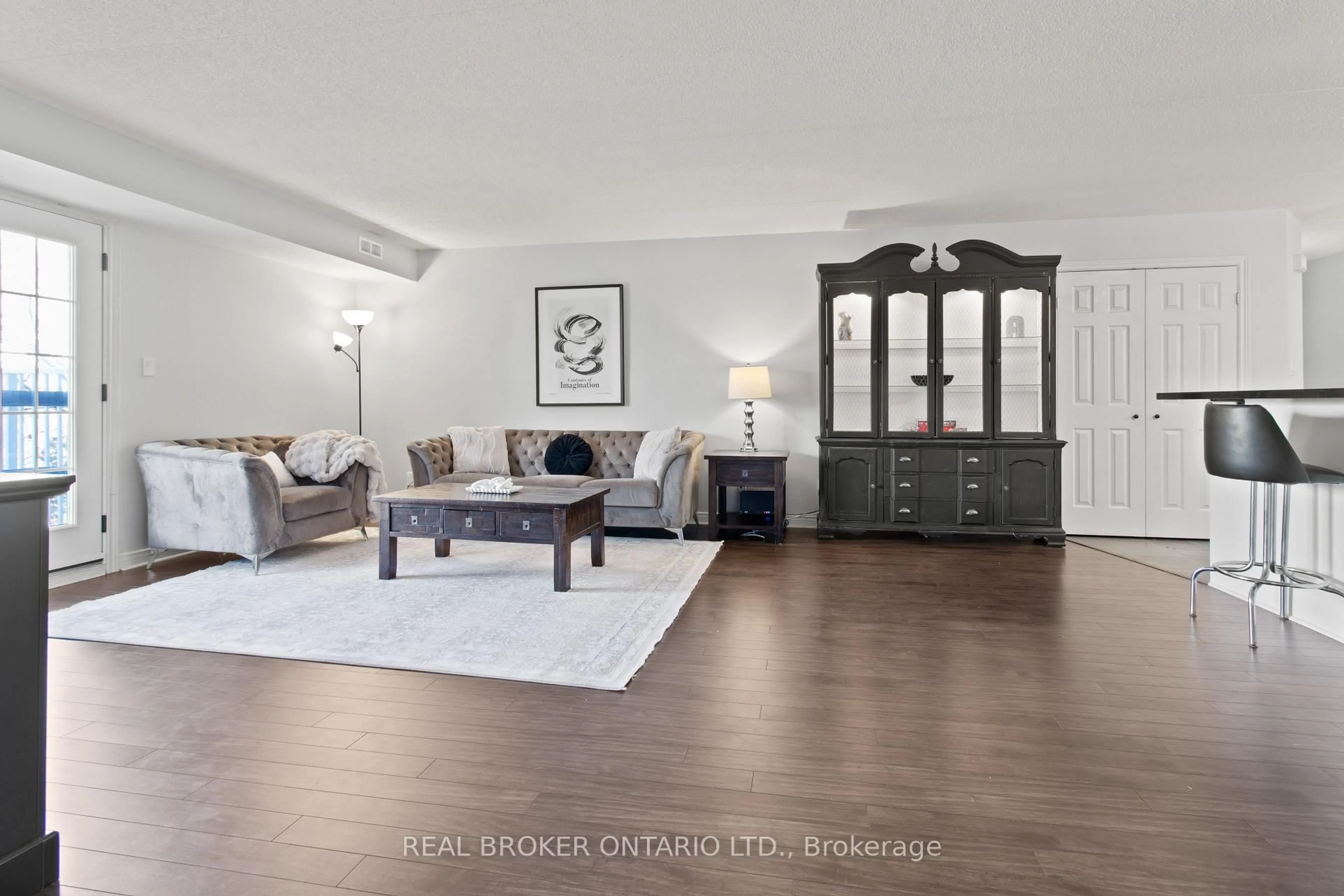 Living room with furniture, unknown for 2010 Cleaver Ave #214, Burlington Ontario L7M 4C1