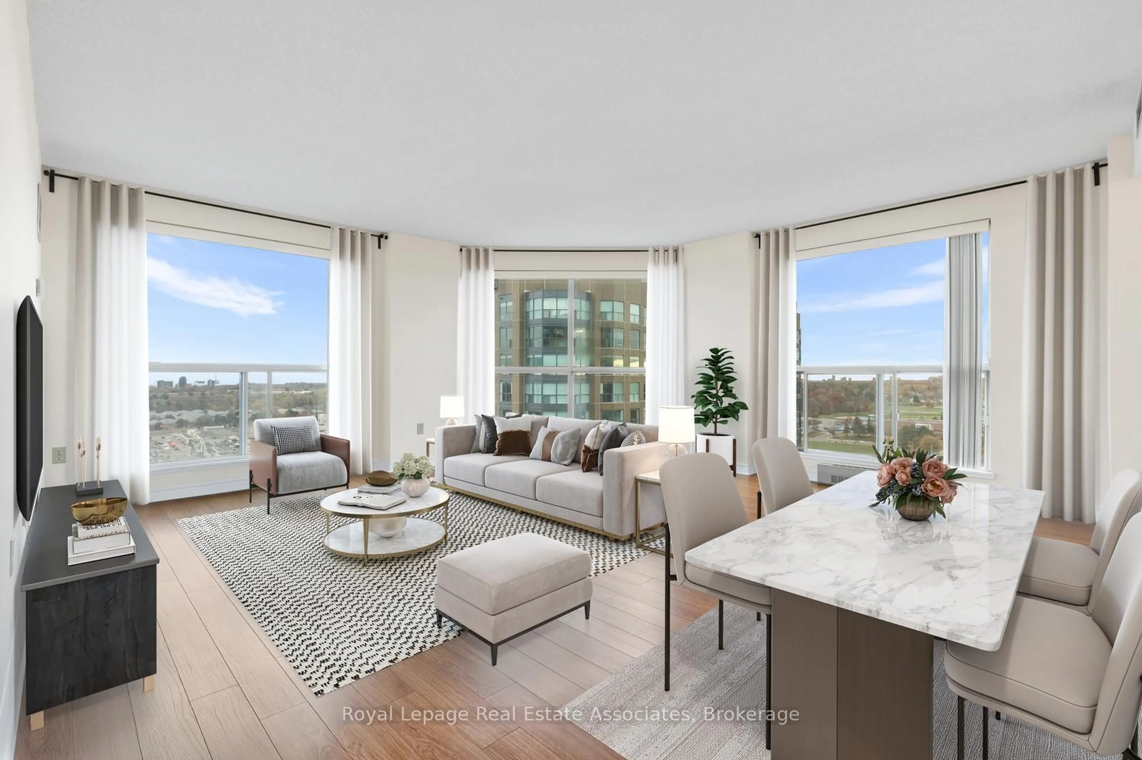 Living room with furniture, unknown for 2155 Burnhamthorpe Rd #1604, Mississauga Ontario L5L 5P4