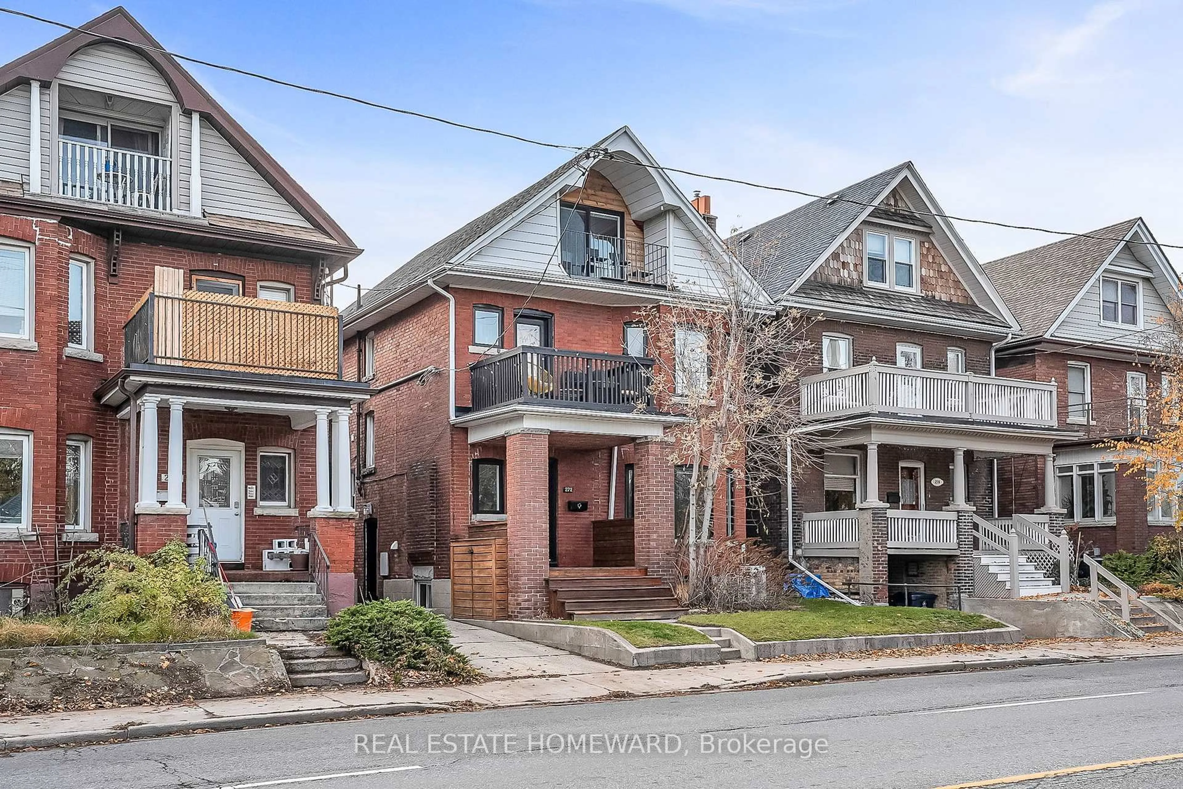 Home with brick exterior material, street for 272 Keele St, Toronto Ontario M6P 2K4