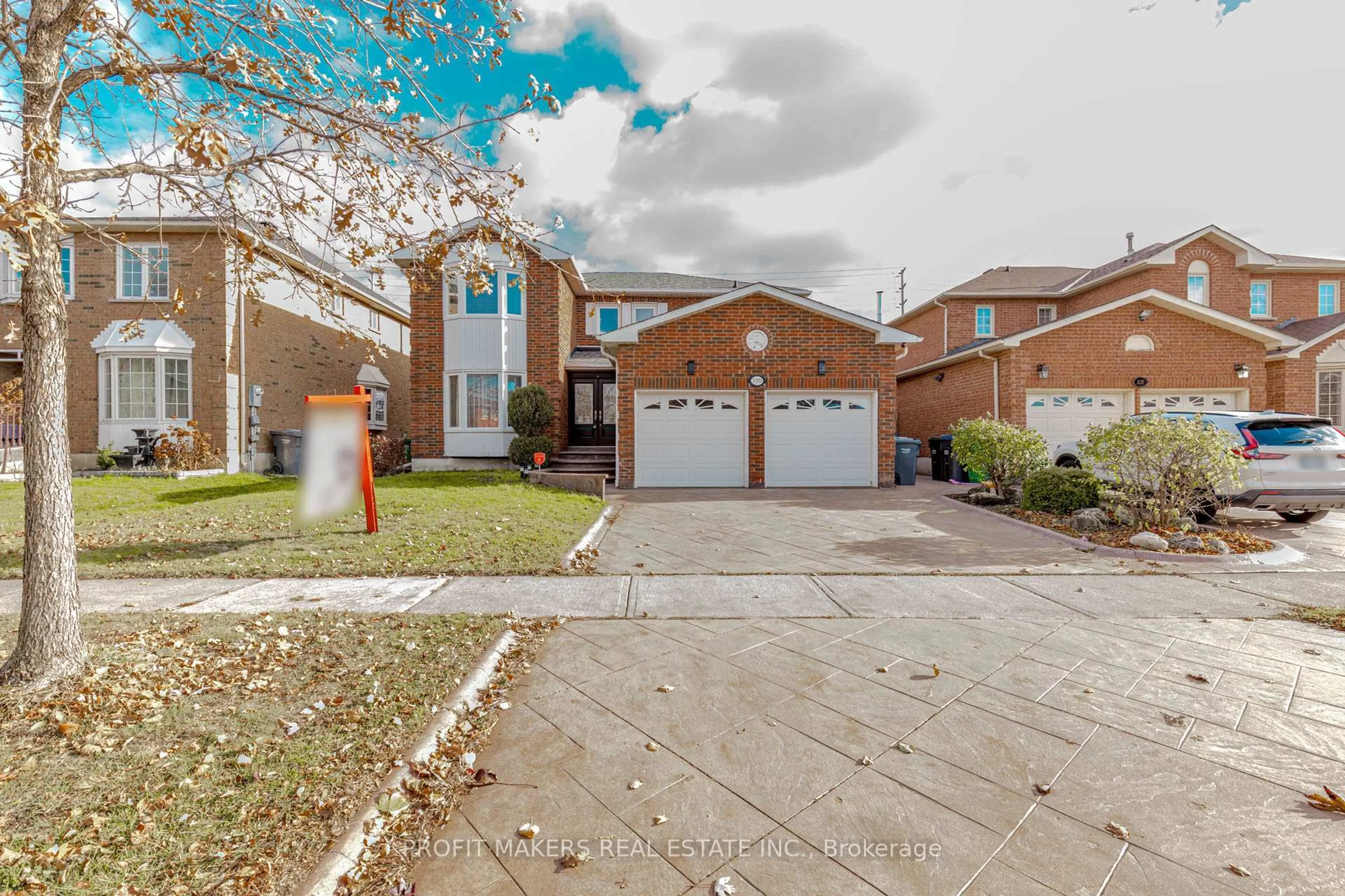 Home with brick exterior material, street for 110 Corkett Dr, Brampton Ontario L6X 3E6