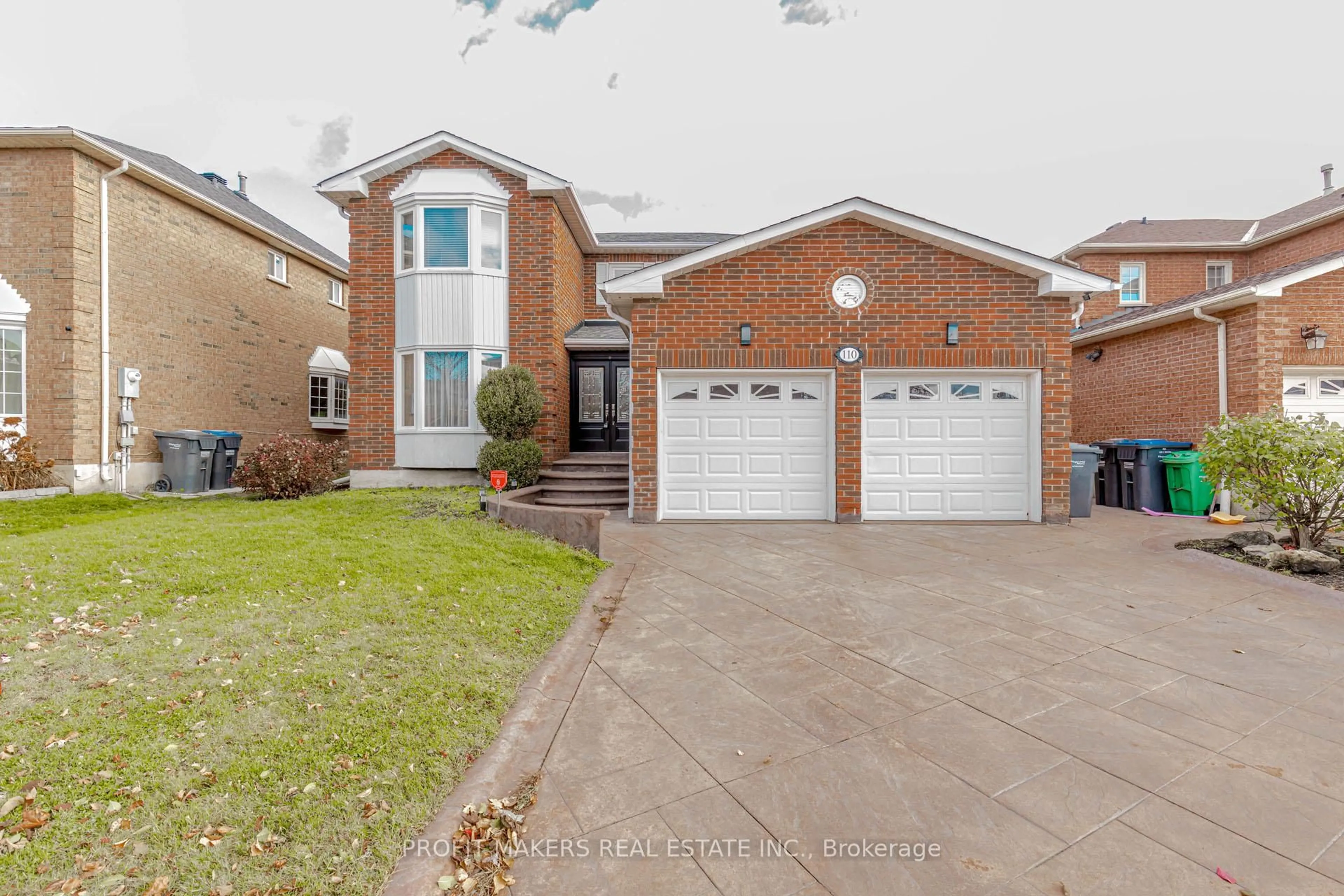 Home with brick exterior material, street for 110 Corkett Dr, Brampton Ontario L6X 3E6