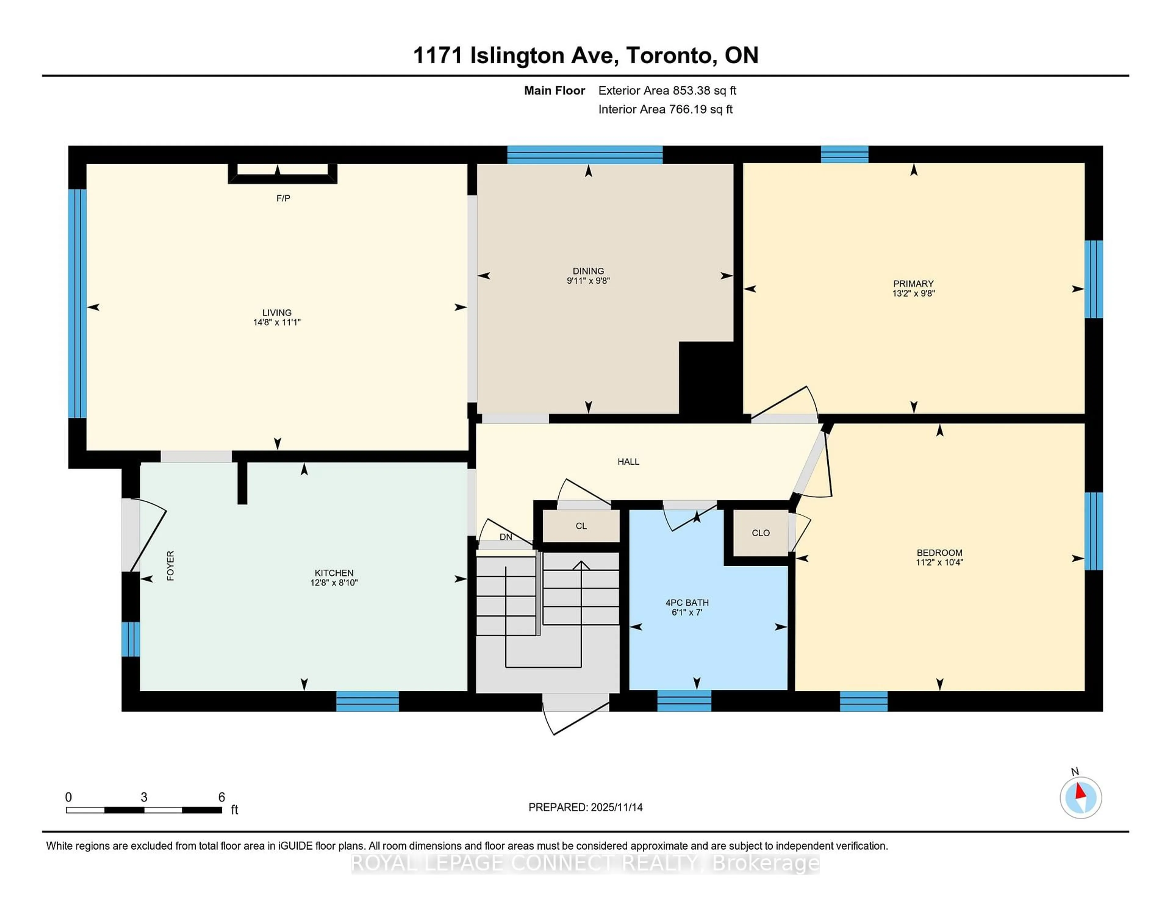 Floor plan for 1171 Islington Ave, Toronto Ontario M8Z 4S8