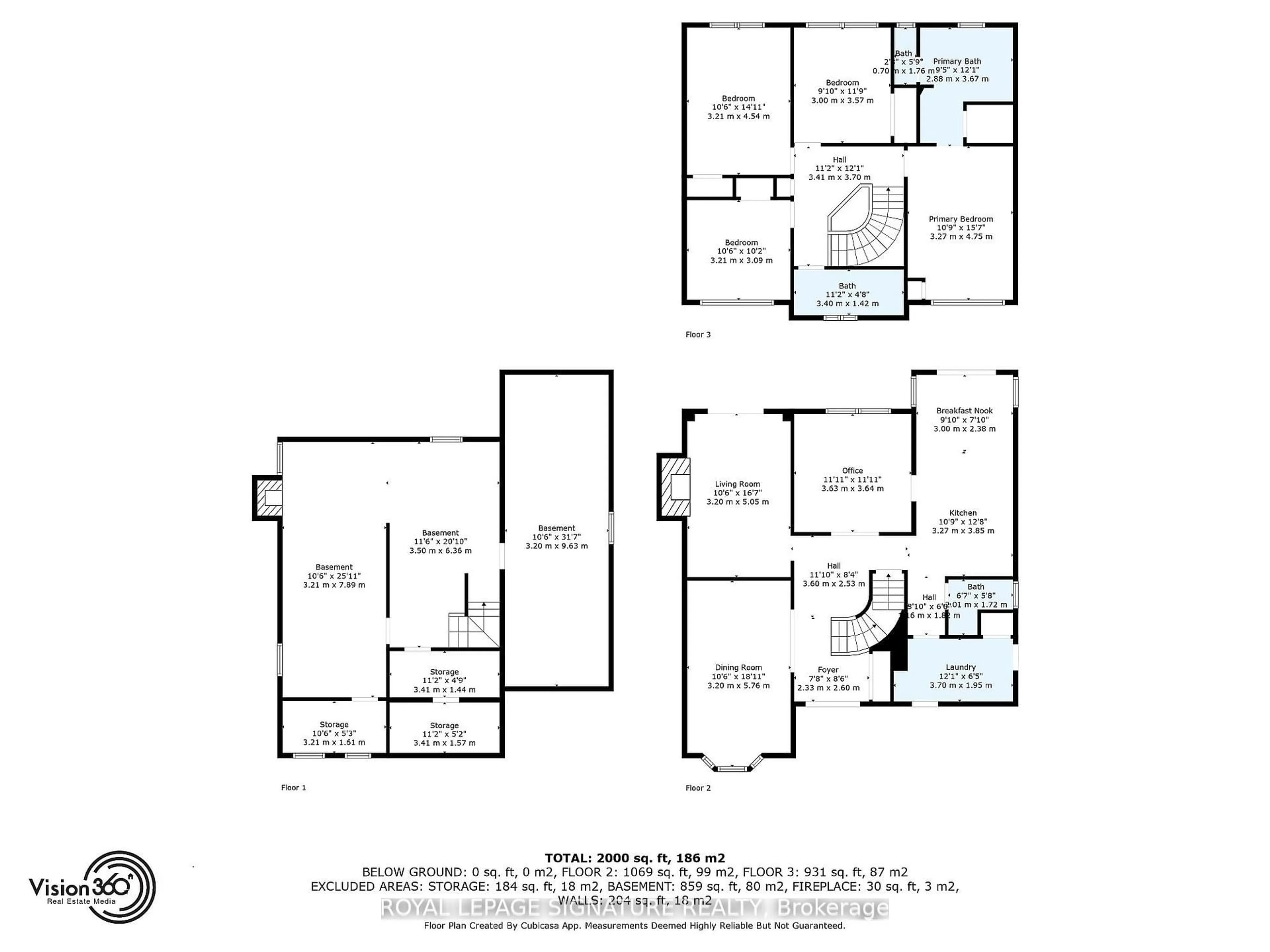 Floor plan for 1191 Grange Rd, Oakville Ontario L6H 1P8