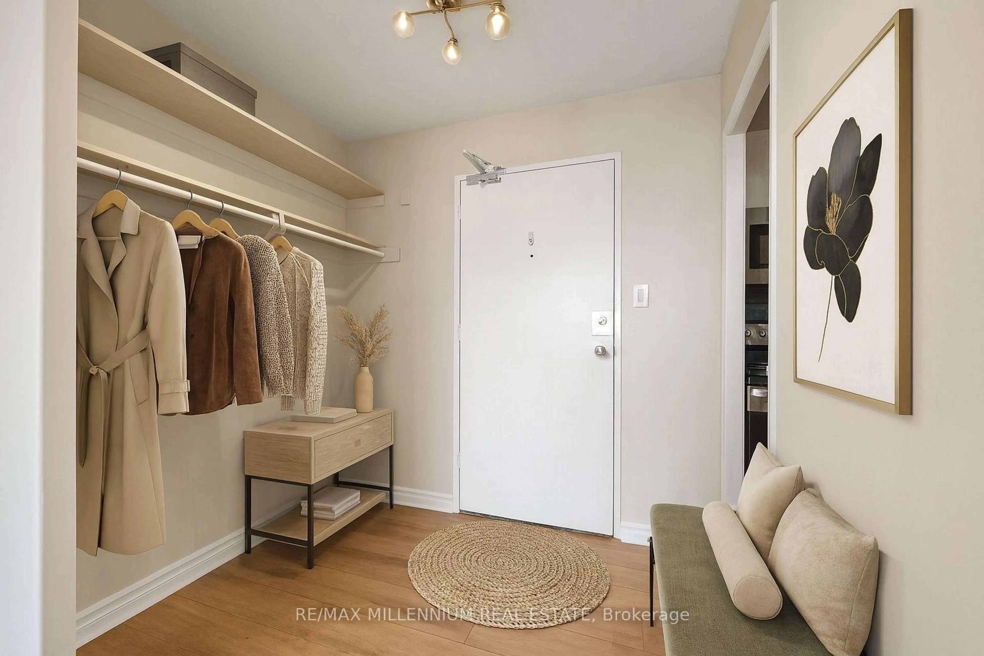 Indoor entryway for 362 The East Mall #1907, Toronto Ontario M9B 6C4