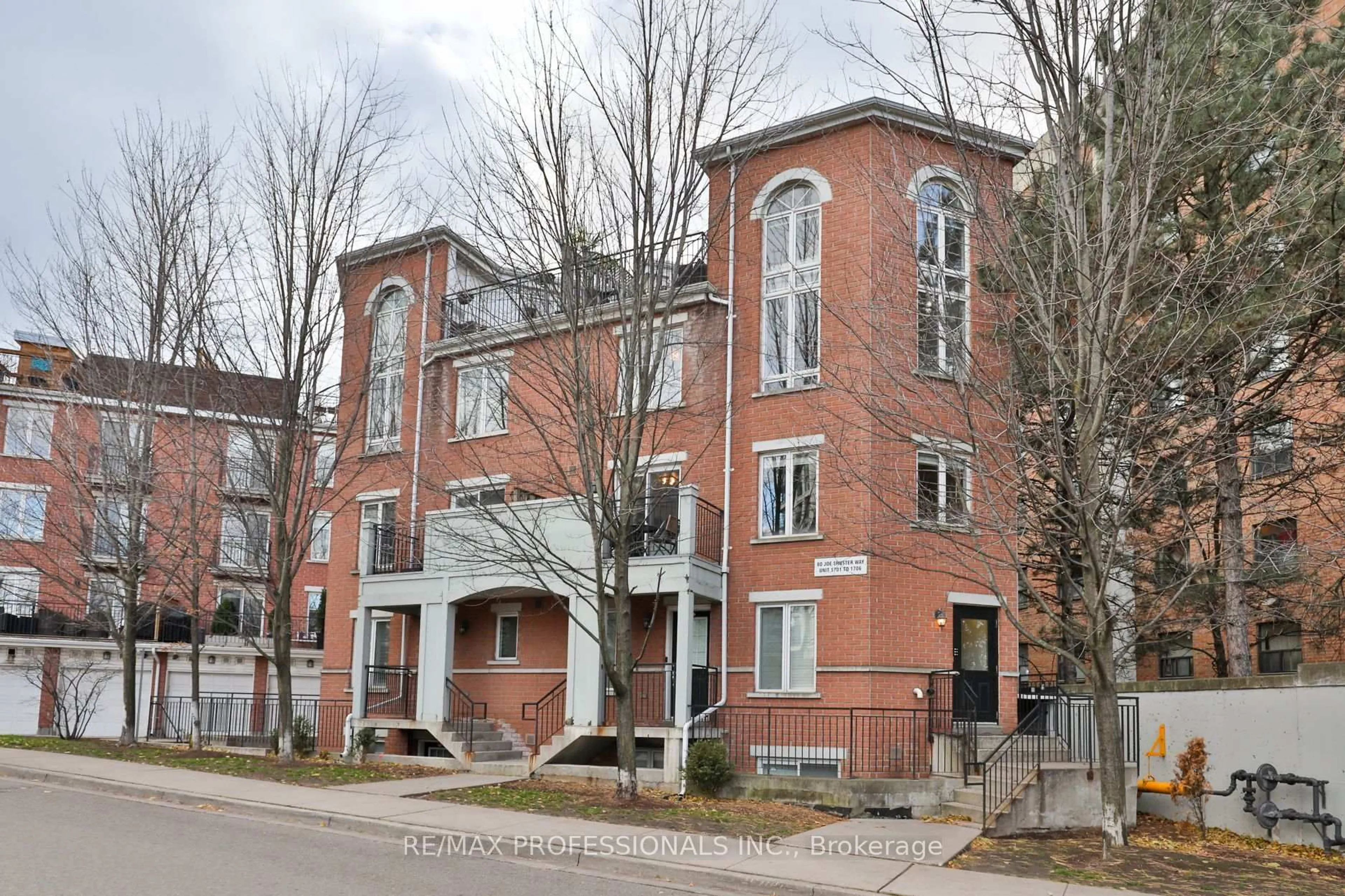 Home with brick exterior material, street for 80 Joe Shuster Way #1706, Toronto Ontario M6K 1Y5