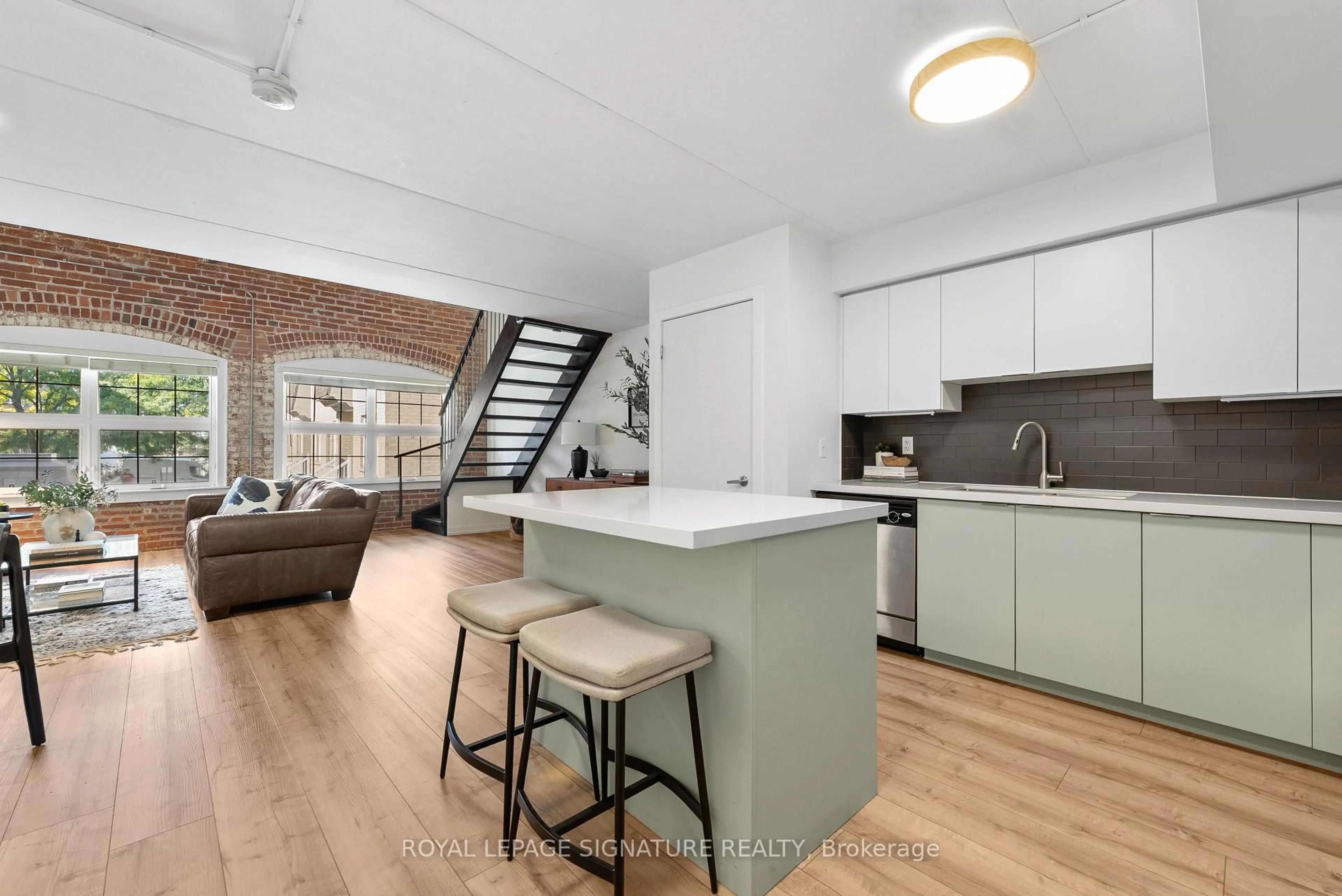 Open concept kitchen, unknown for 1100 Lansdowne Ave #336, Toronto Ontario M6H 4K1