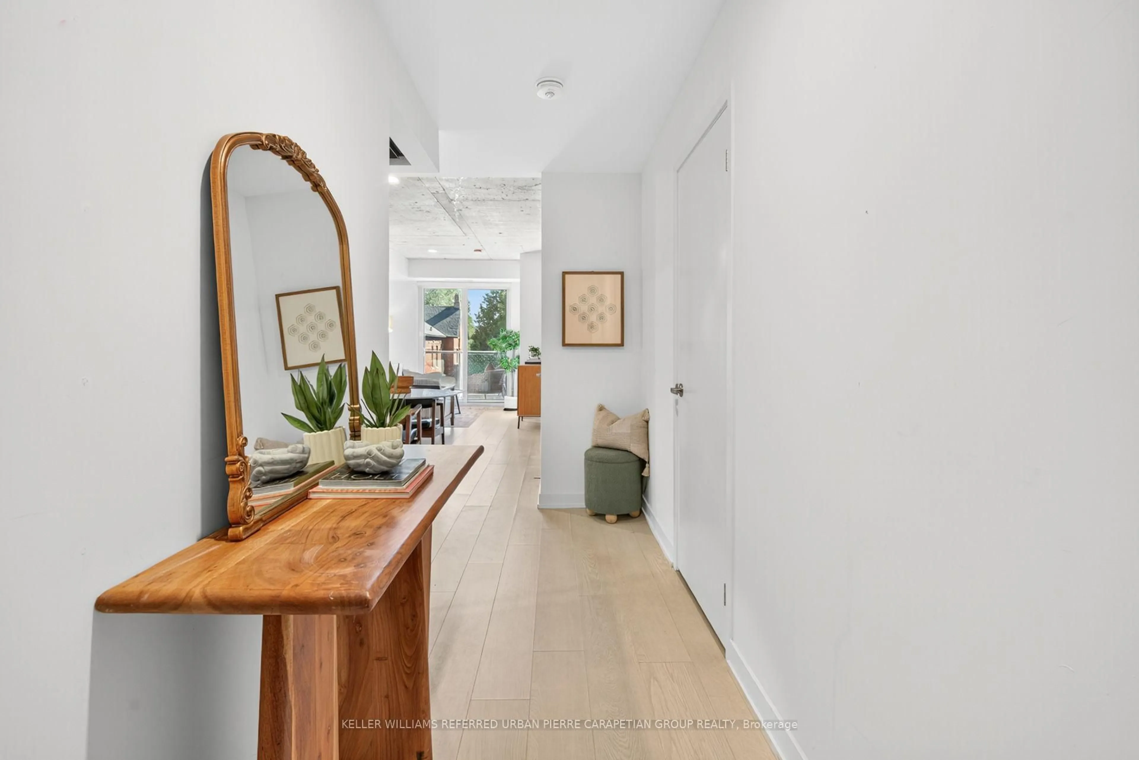 Indoor entryway for 57 Brock Ave #215, Toronto Ontario M3H 3N2