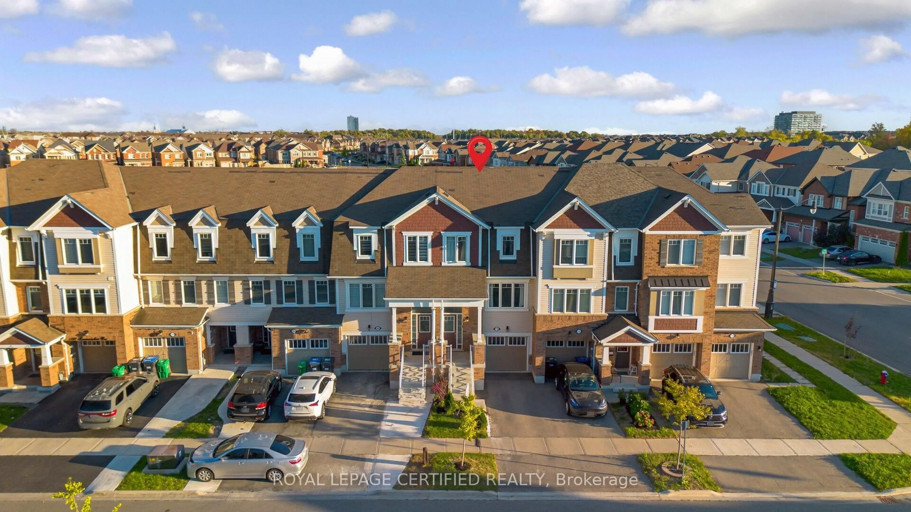 A pic from outside/outdoor area/front of a property/back of a property/a pic from drone, unknown for 110 Bannister Cres, Brampton Ontario L7A 0G2