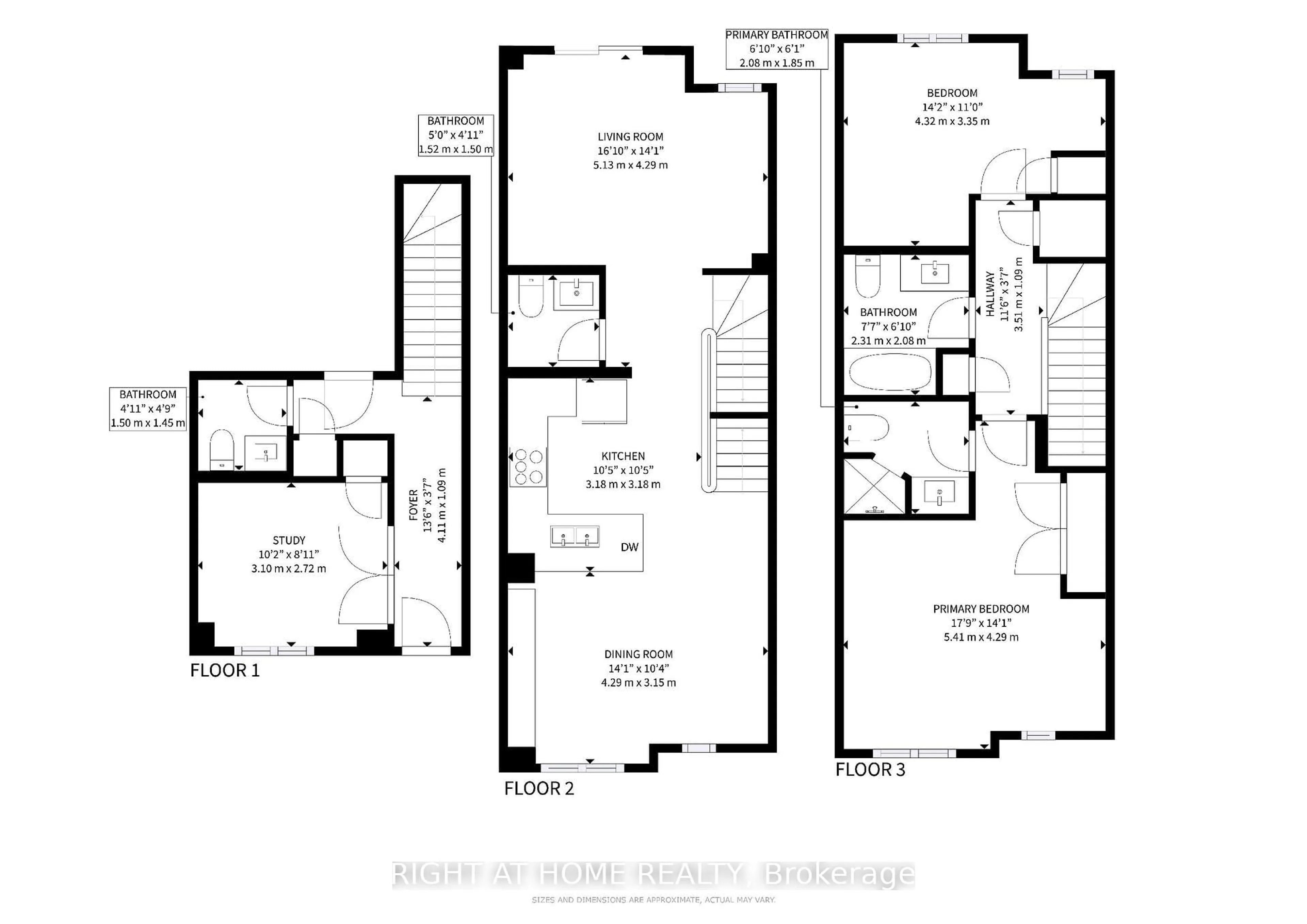Floor plan for 2359 Lepage Common, Burlington Ontario L7R 0C8