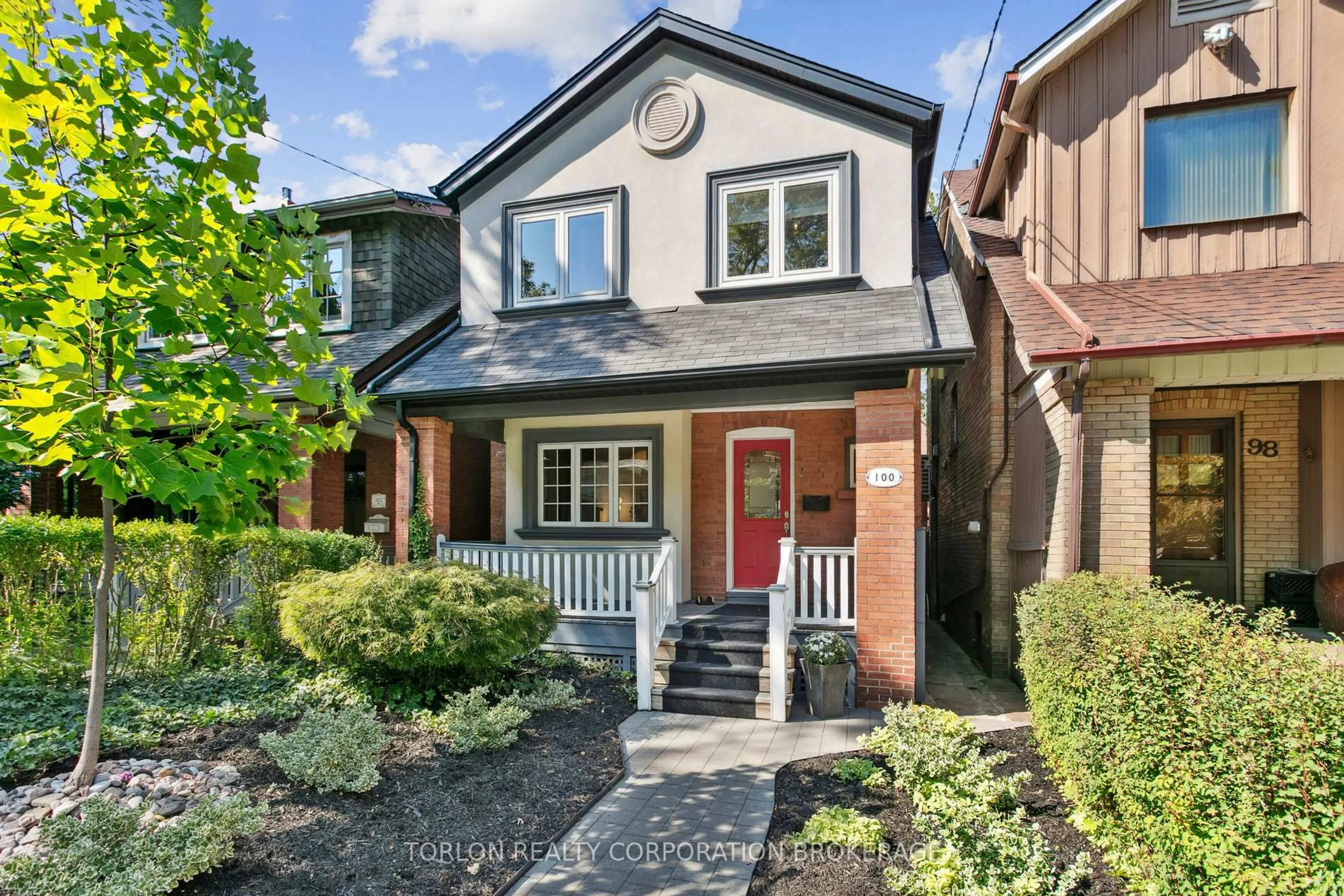 Home with brick exterior material, street for 100 Colbeck St, Toronto Ontario M6S 1V4