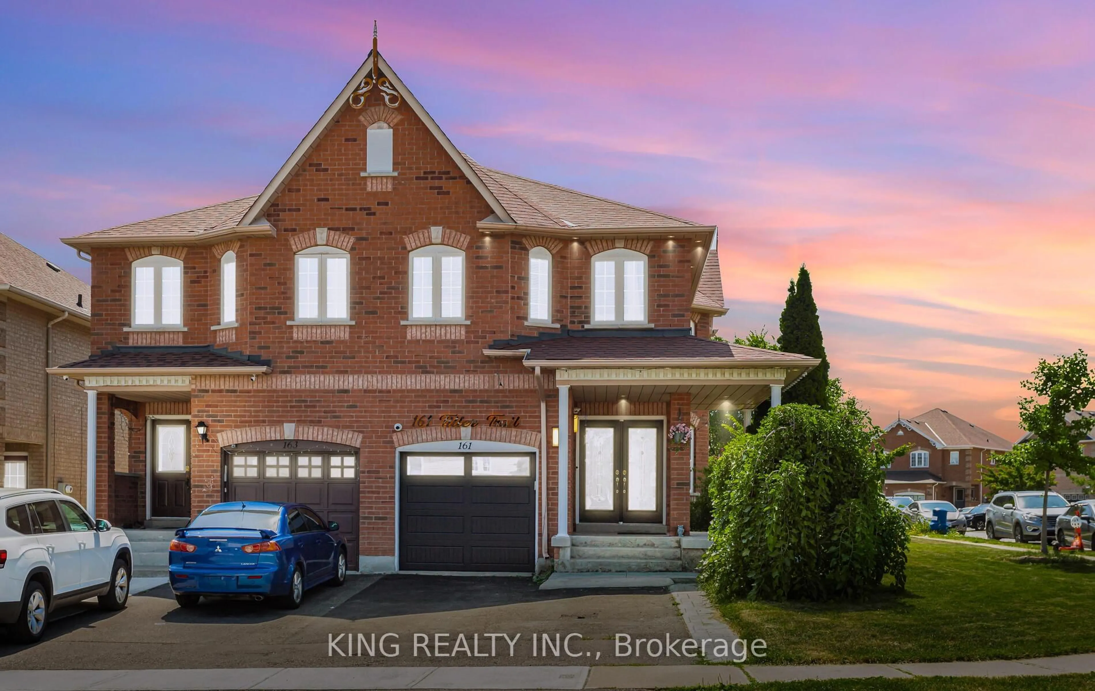 Home with brick exterior material, building for 161 Tiller Tr, Brampton Ontario L6X 4S9