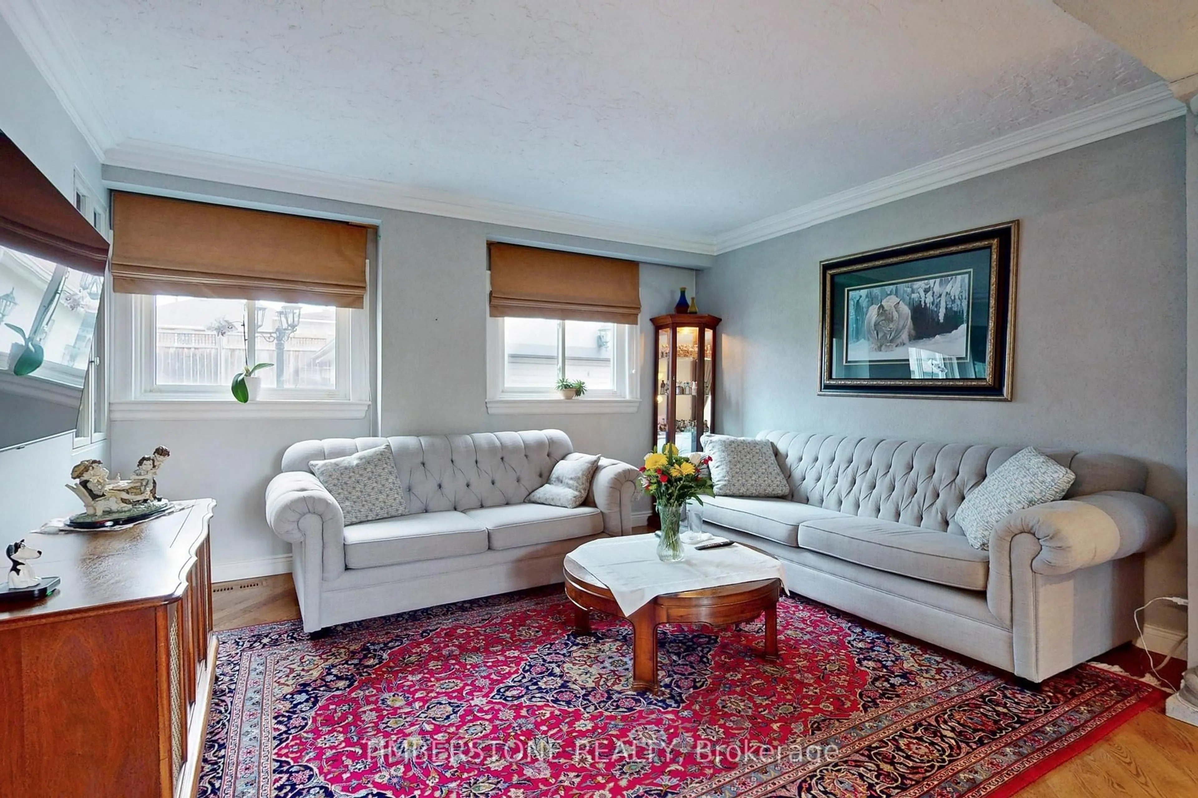 Living room with furniture, carpet floor for 1378 Wilson Ave, Toronto Ontario M3M 1H8